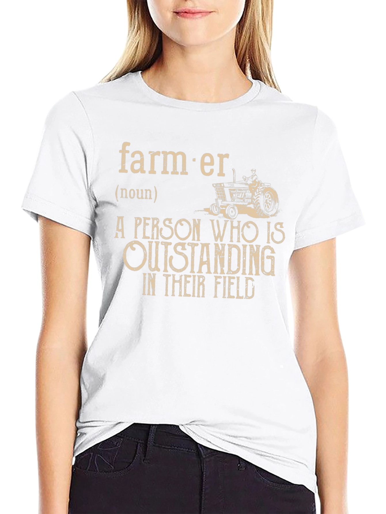 Farmer Definition Graphic Tee - Outstanding in Their Field