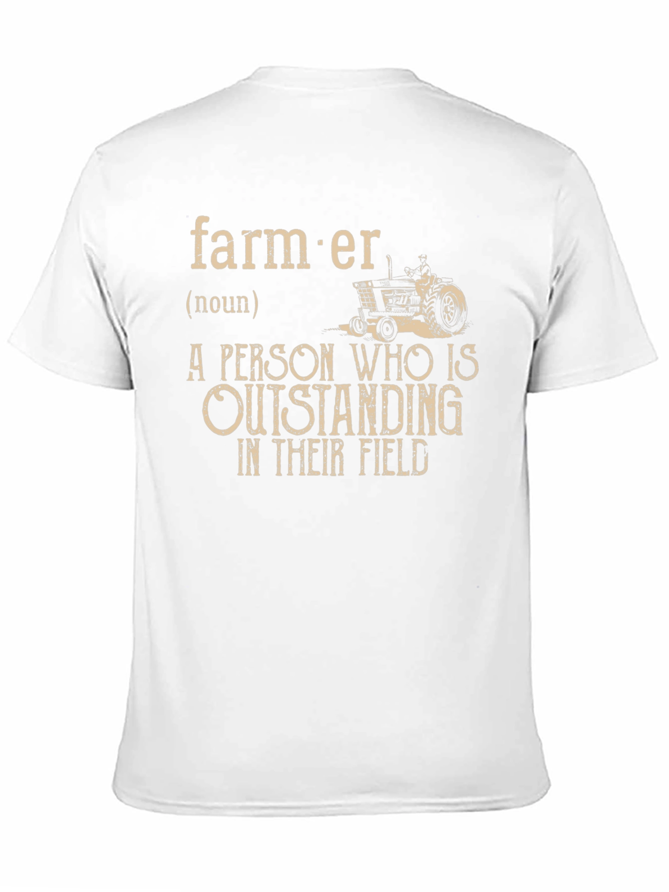 Farmer Definition Graphic Tee - Outstanding in Their Field