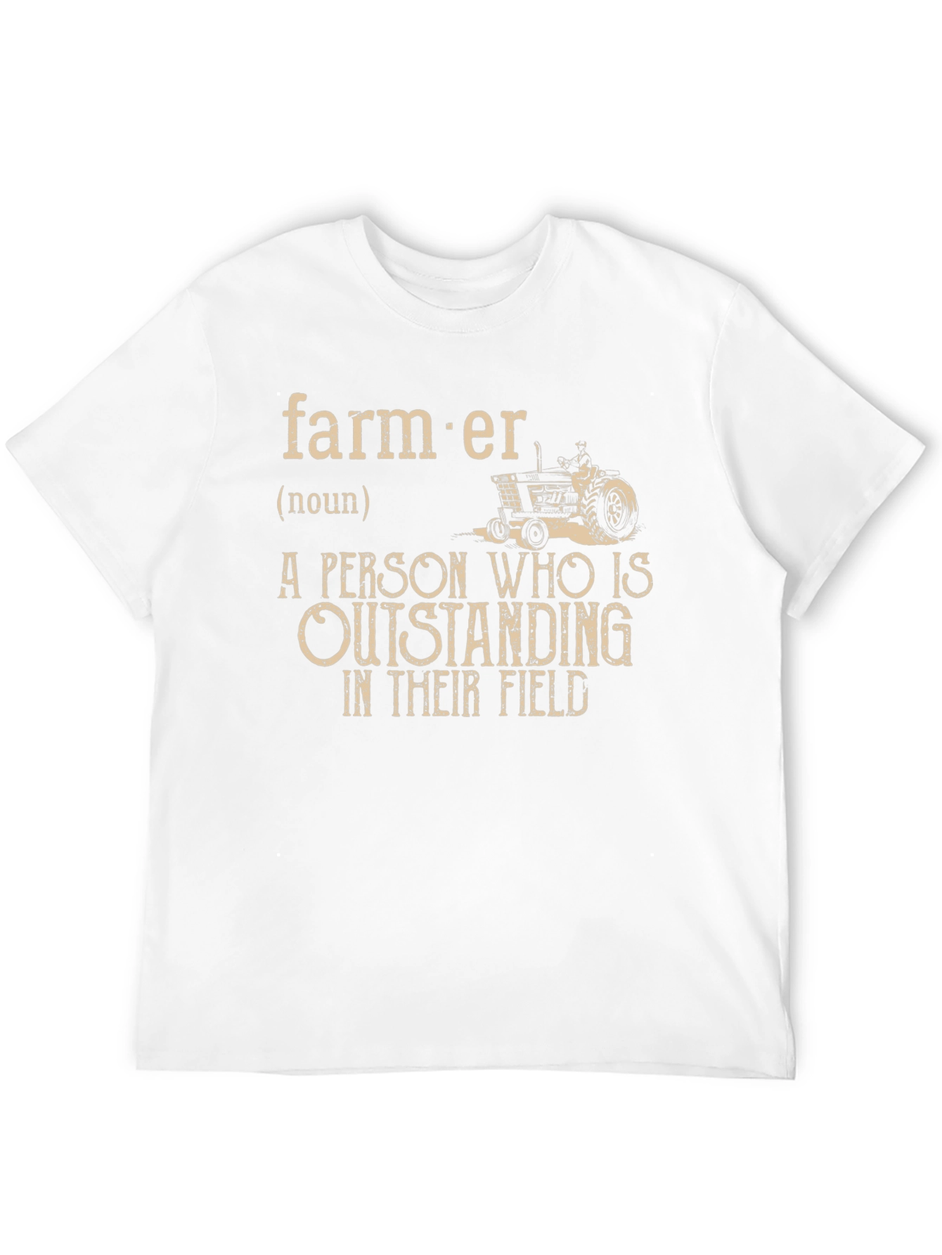 Farmer Definition Graphic Tee - Outstanding in Their Field