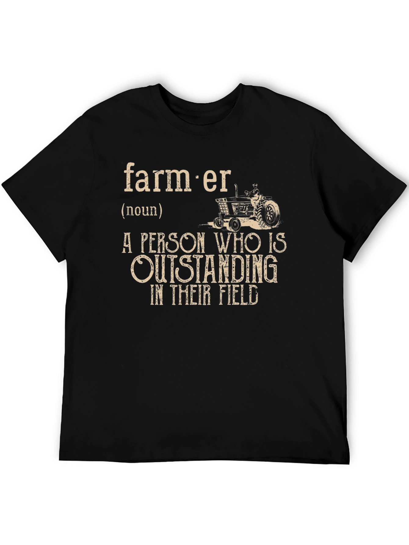 Farmer Definition Graphic Tee - Outstanding in Their Field