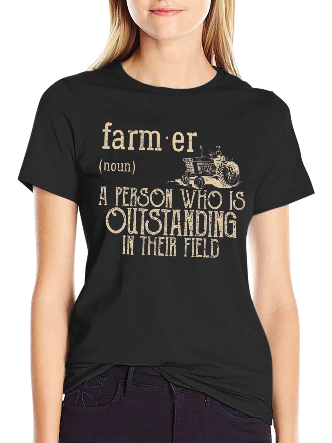 Farmer Definition Graphic Tee - Outstanding in Their Field