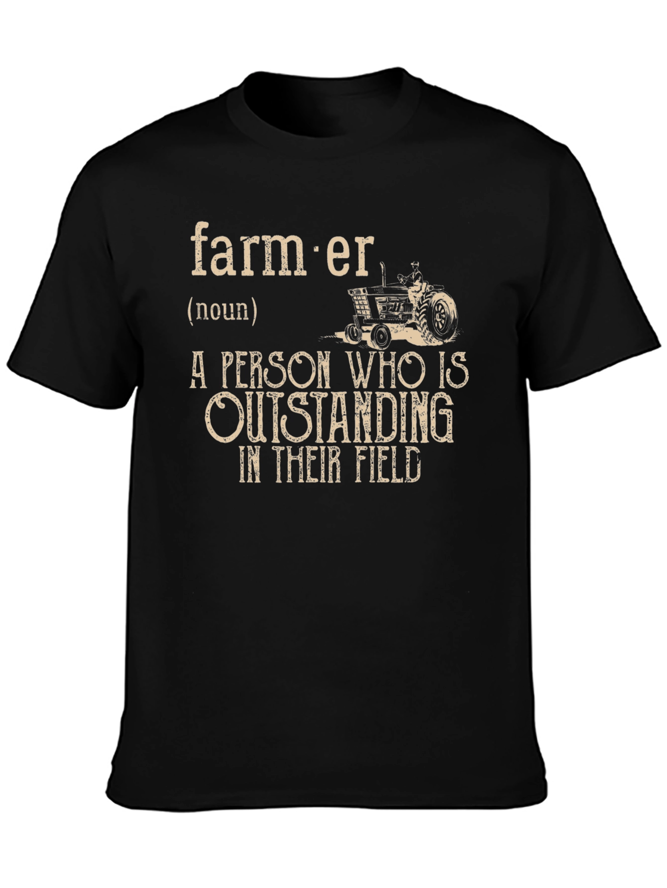 Farmer Definition Graphic Tee - Outstanding in Their Field