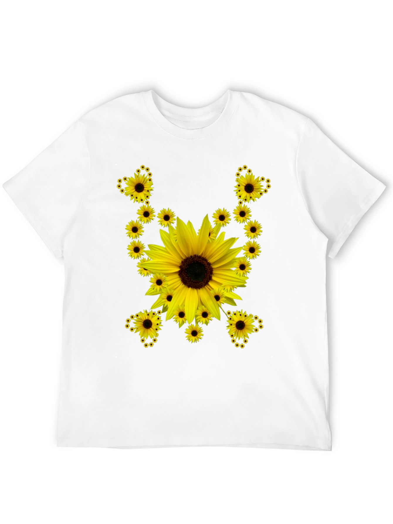 Sunflower Graphic Tee - Bold Floral Design
