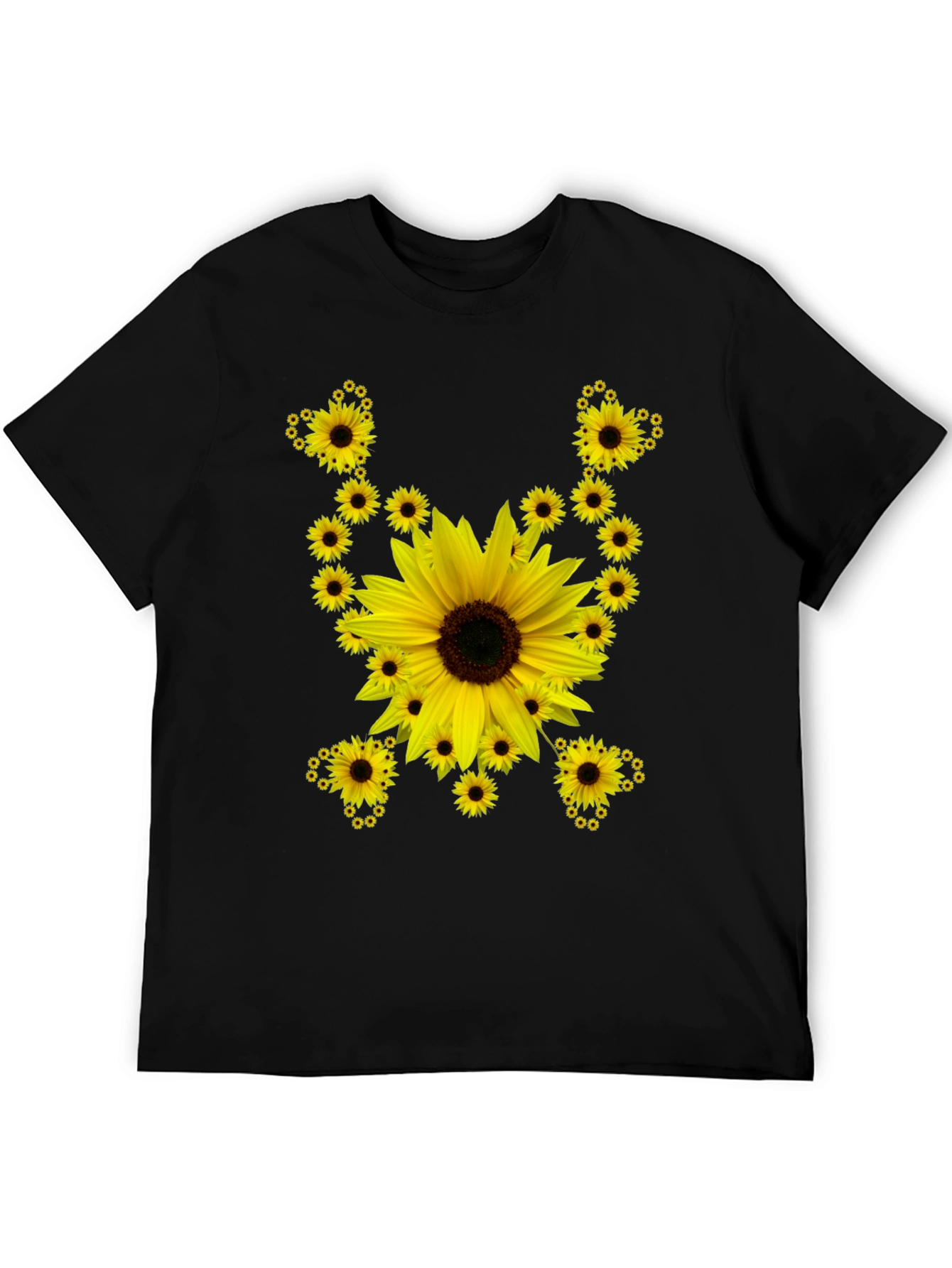 Sunflower Graphic Tee - Bold Floral Design
