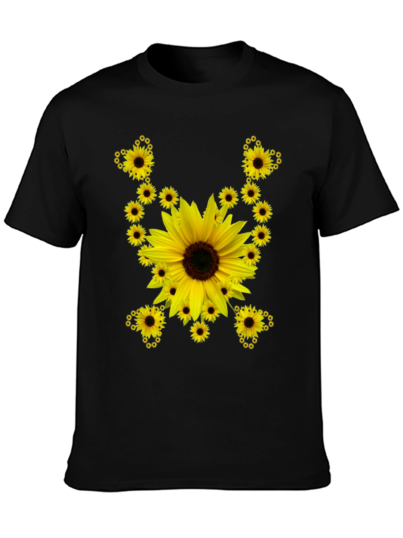 Sunflower Graphic Tee - Bold Floral Design