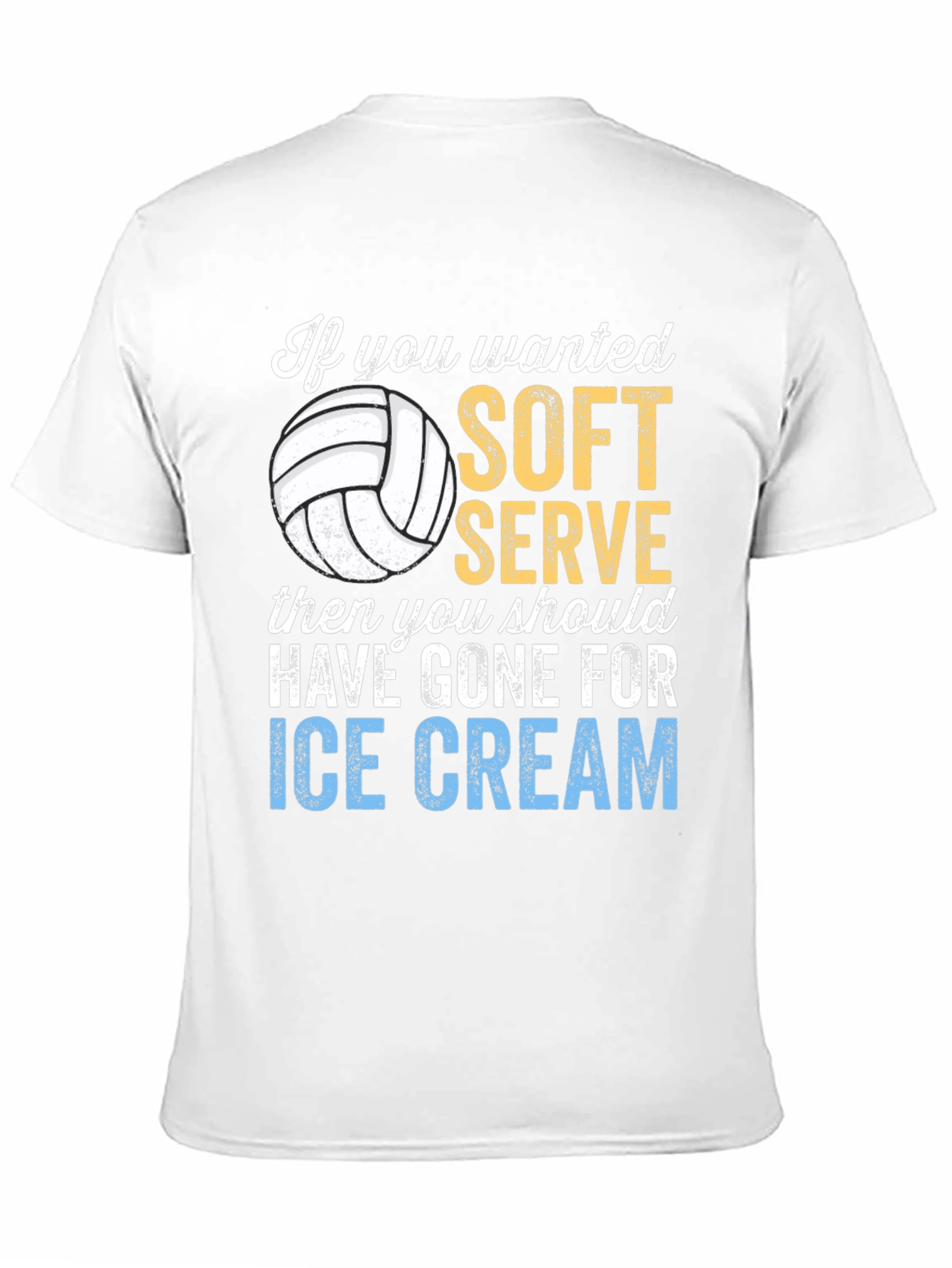 Volleyball Soft Serve Graphic T-Shirt