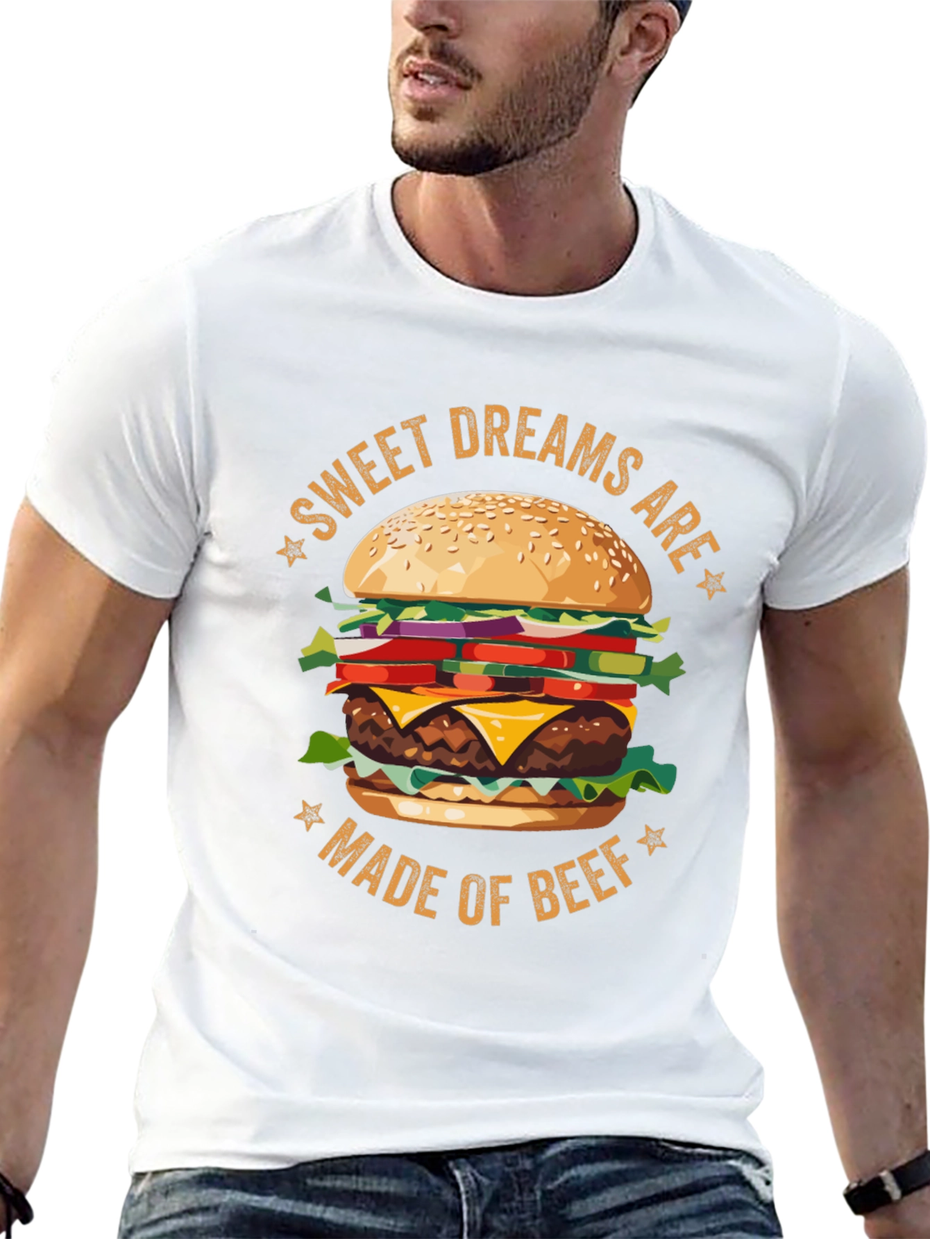 Sweet Dreams Burger Graphic T-Shirt