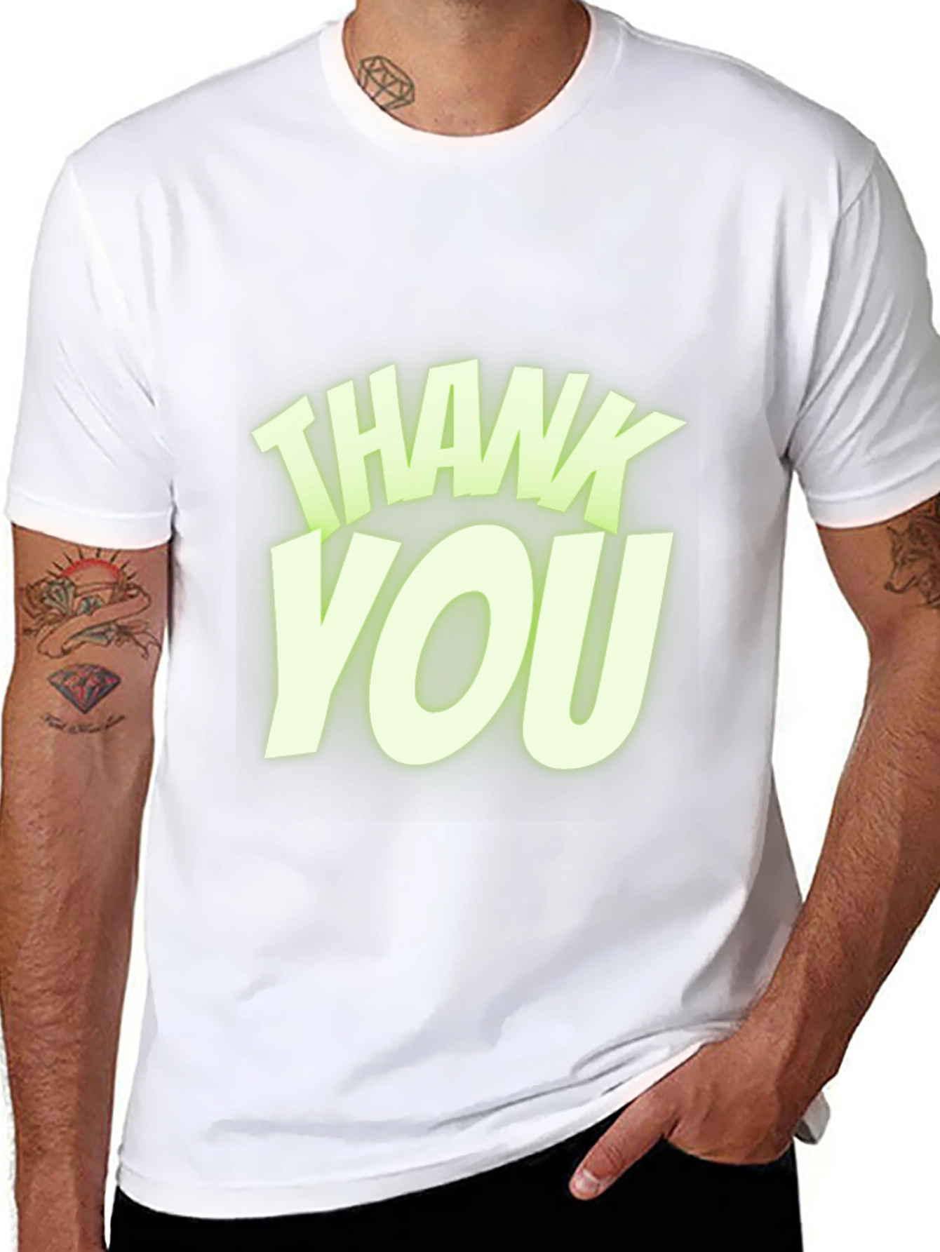 Thank You Graphic T-Shirt - Casual Comfort