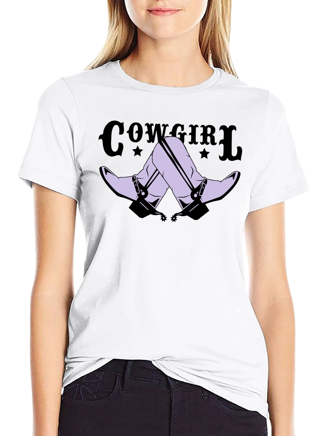 Cowgirl Boots T-Shirt - Western Style Tee