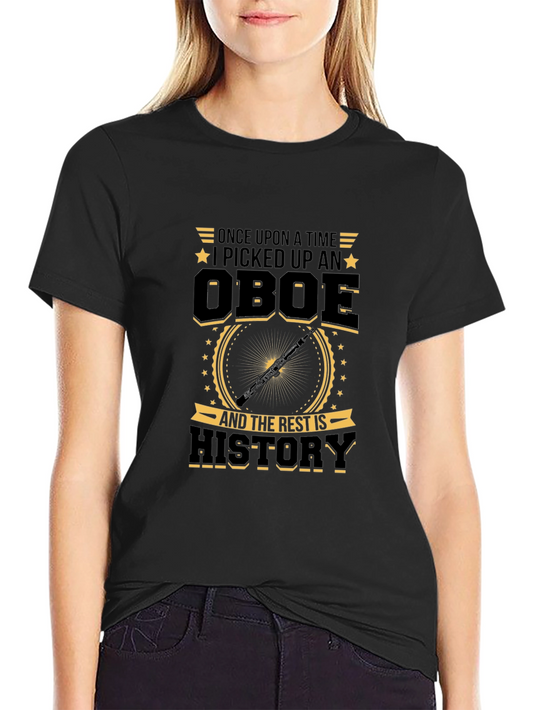 Oboe History T-Shirt - Musician Gift