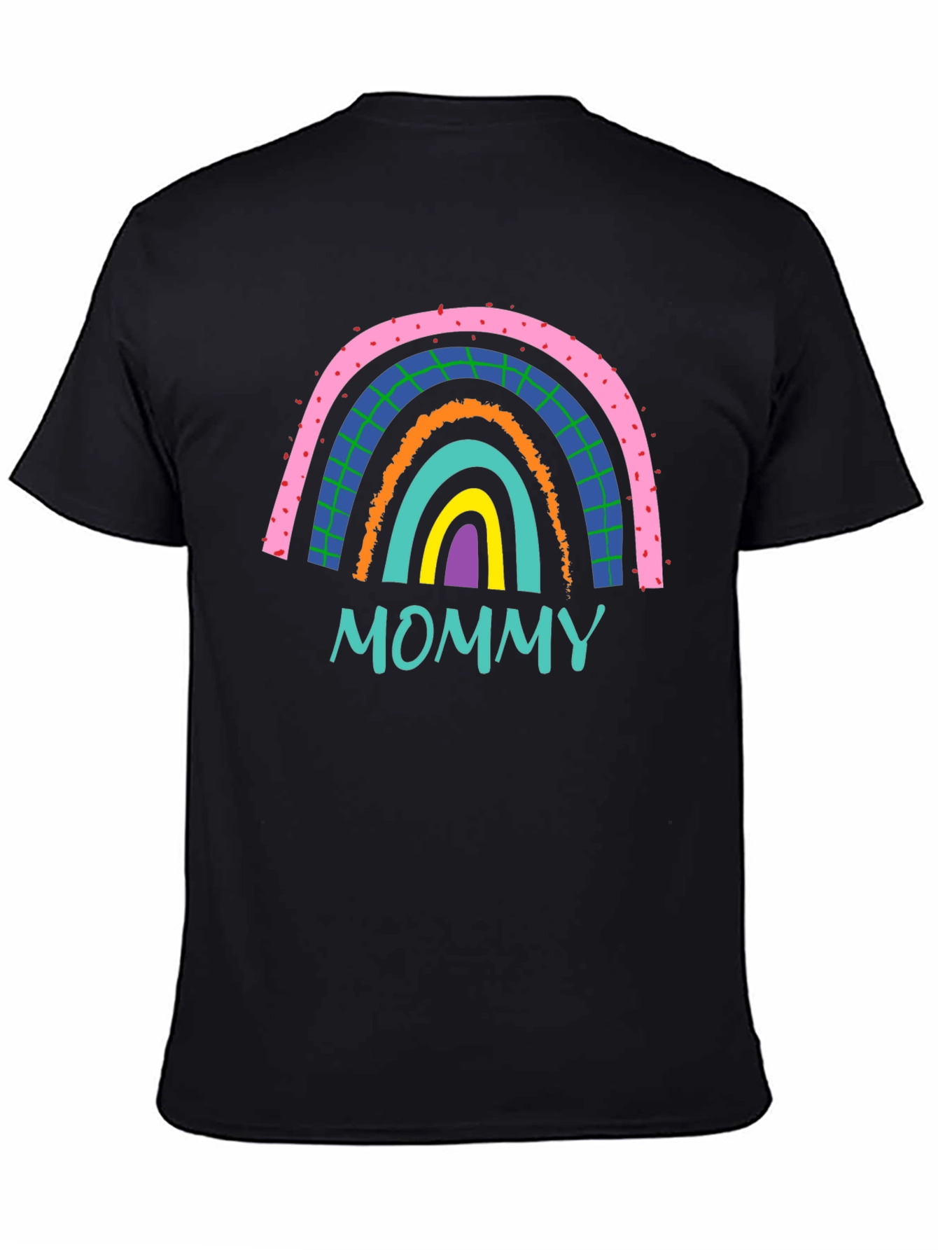 Retro Mommy Rainbow T-Shirt