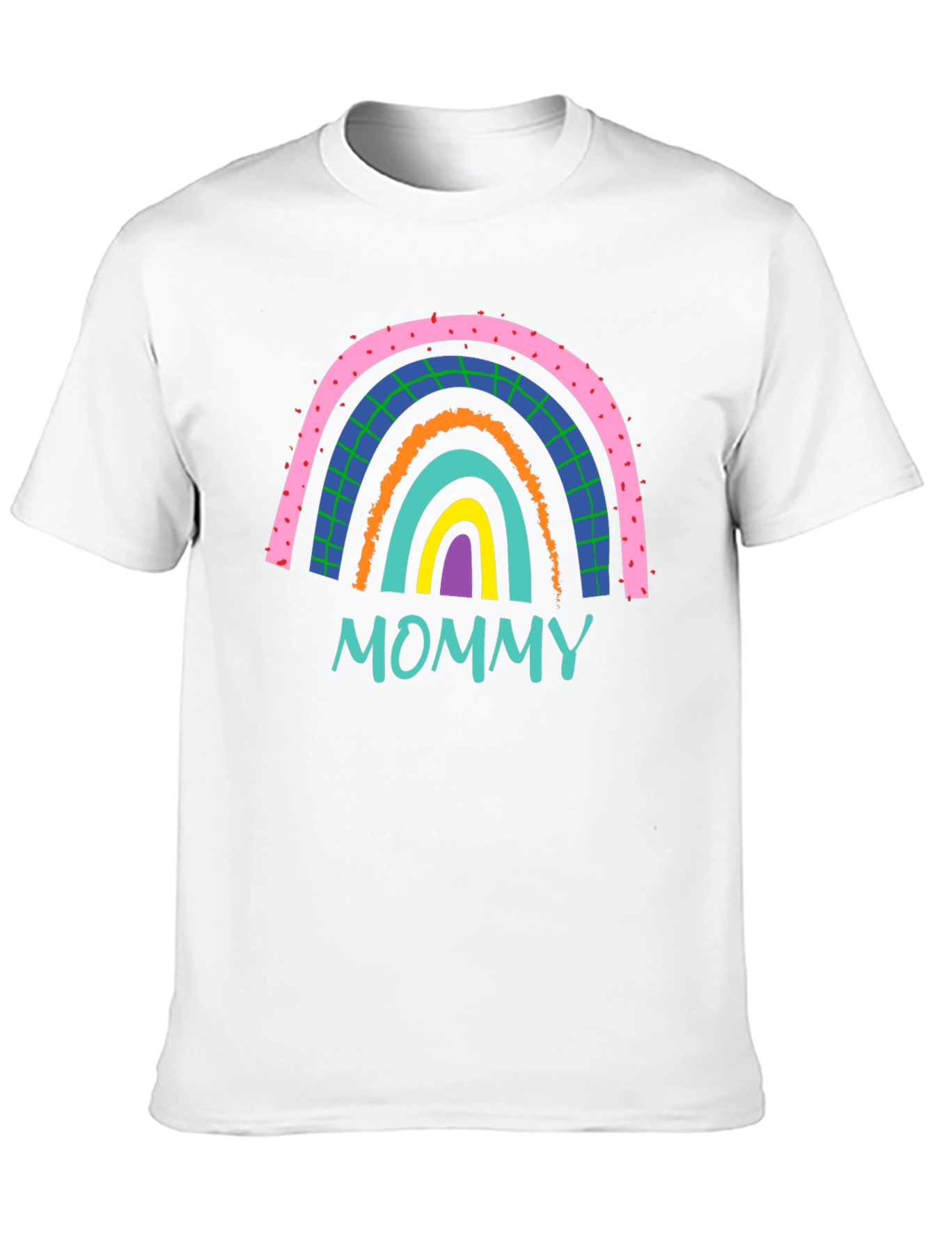 Retro Mommy Rainbow T-Shirt