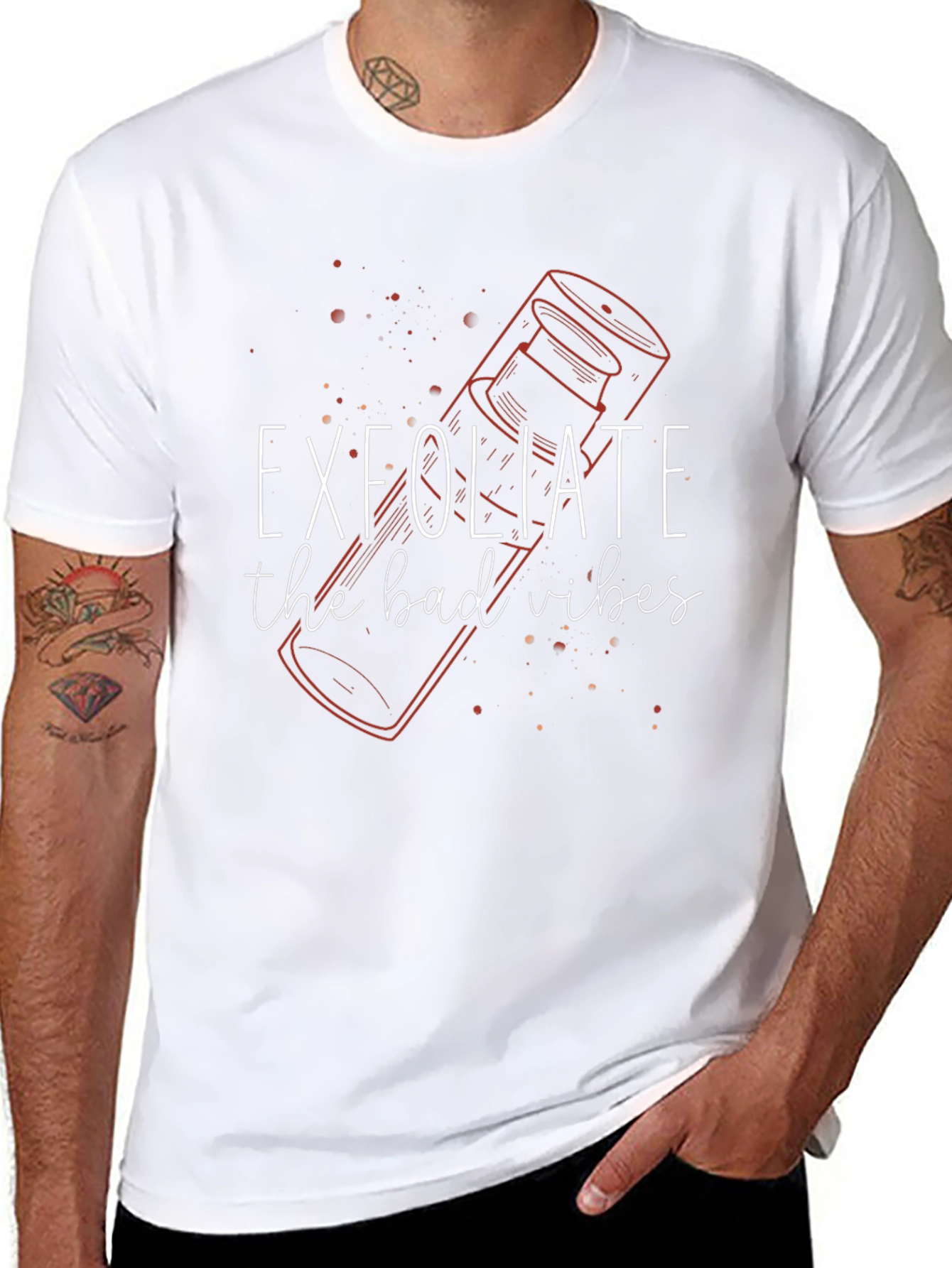 Exfoliate the Bad Vibes Graphic Tee