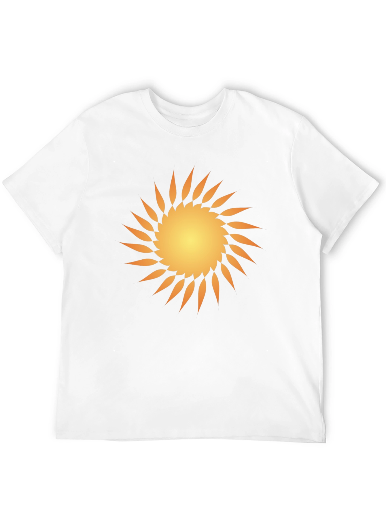Bold Sun Graphic Tee - Modern Black T-Shirt