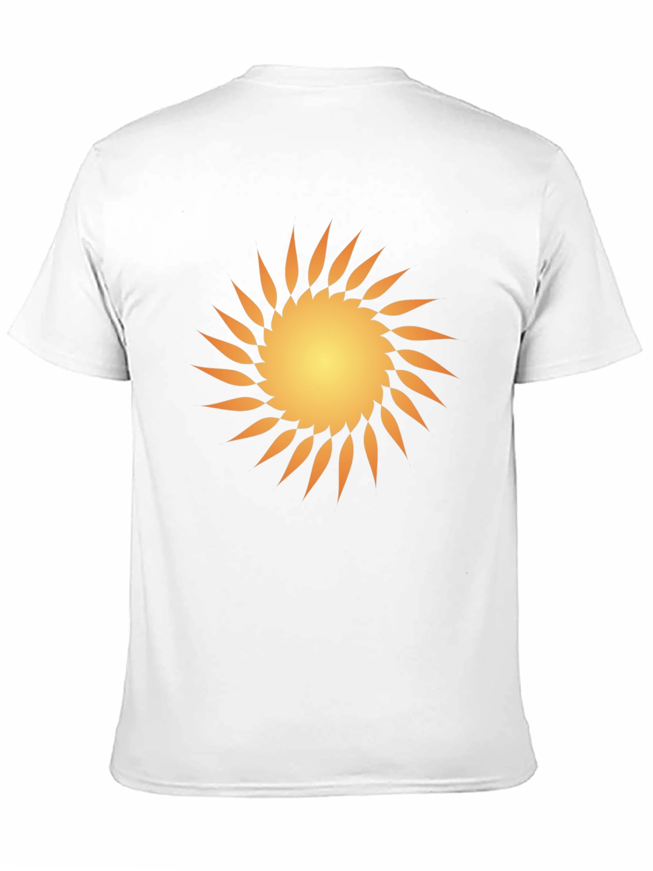 Bold Sun Graphic Tee - Modern Black T-Shirt