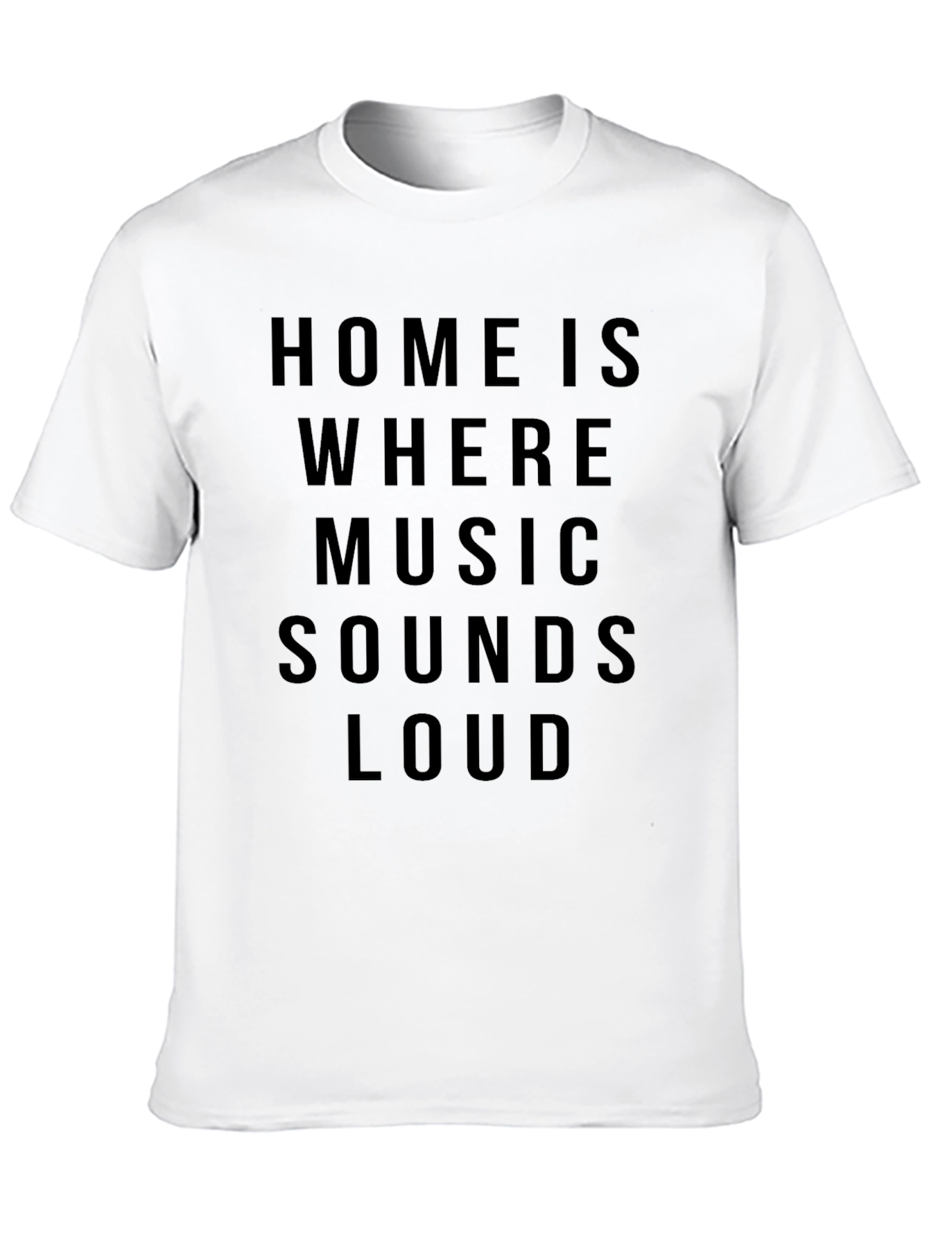 Home is Where Music Sounds Loud Graphic Tee
