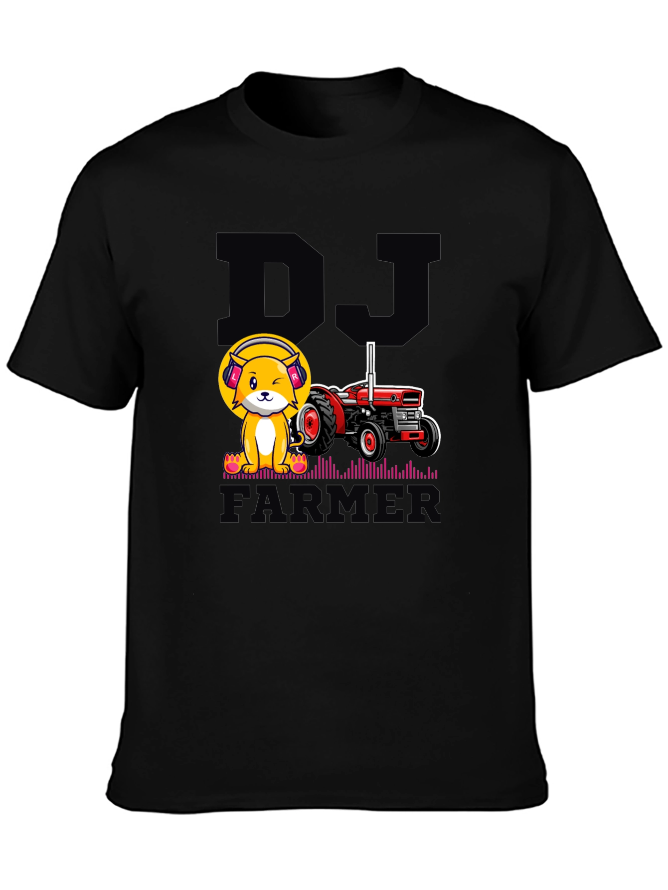 DJ Farmer Black Graphic Tee