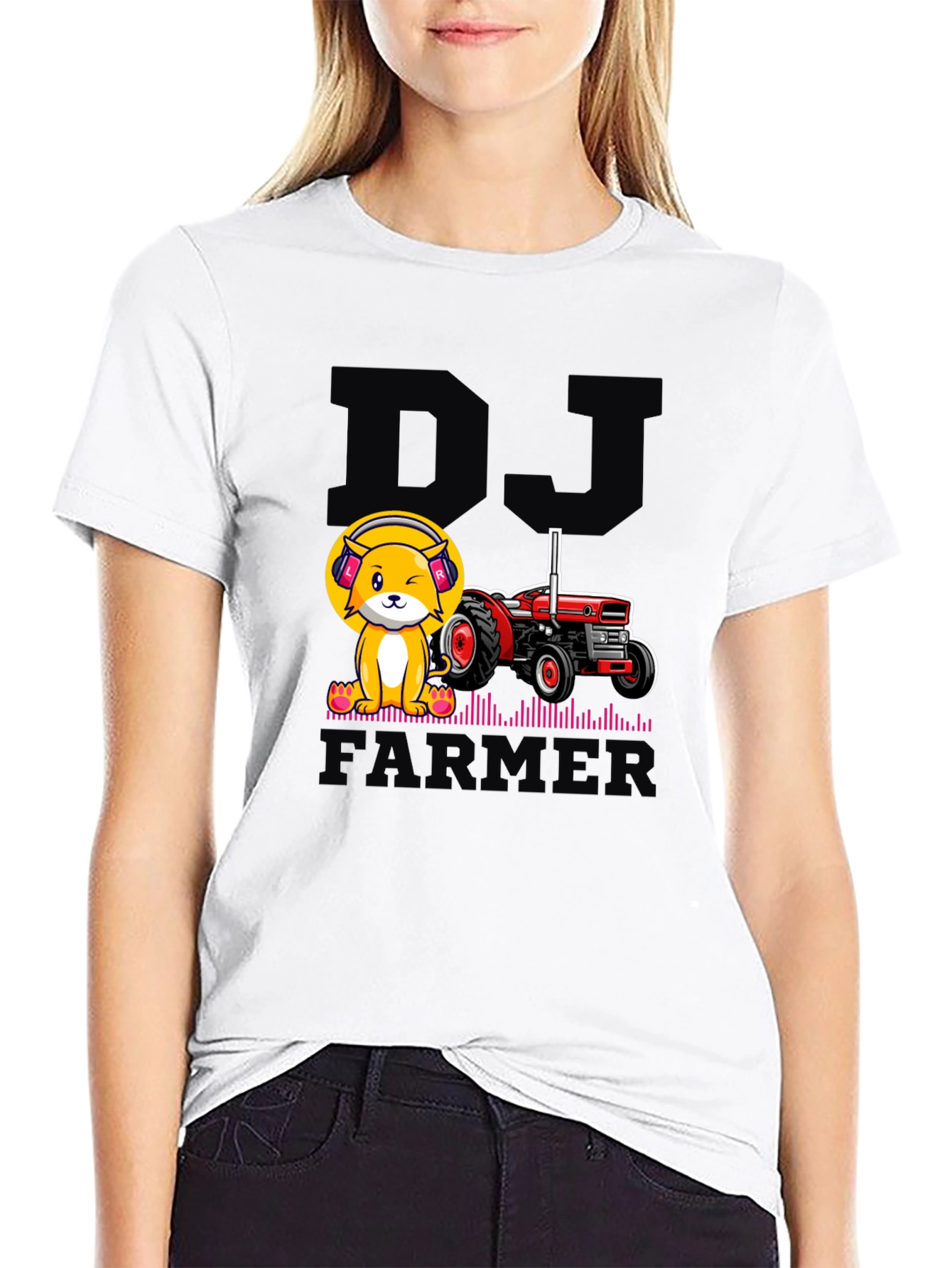 DJ Farmer Black Graphic Tee