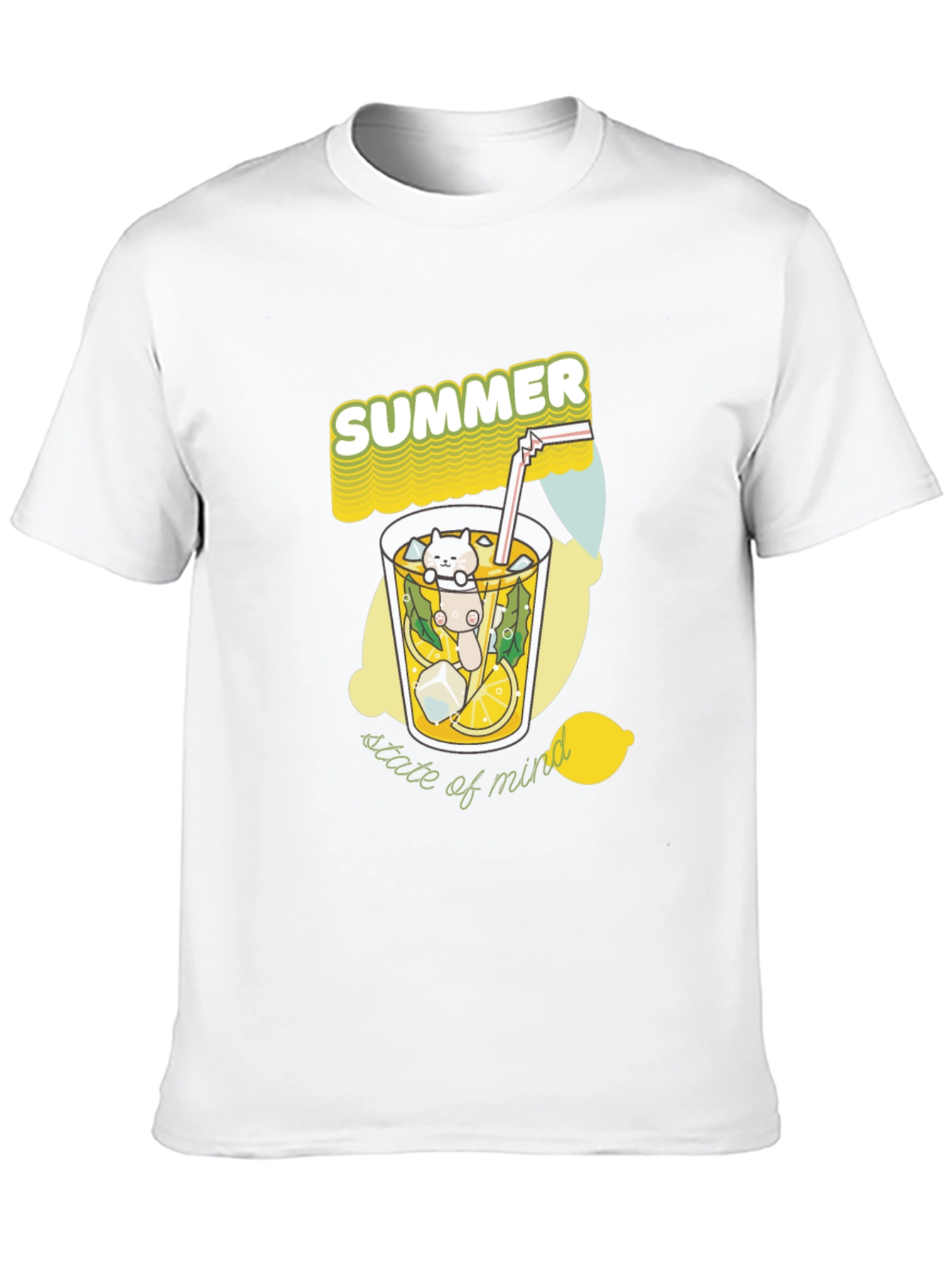 Summer State of Mind Tee - Cat Lemonade