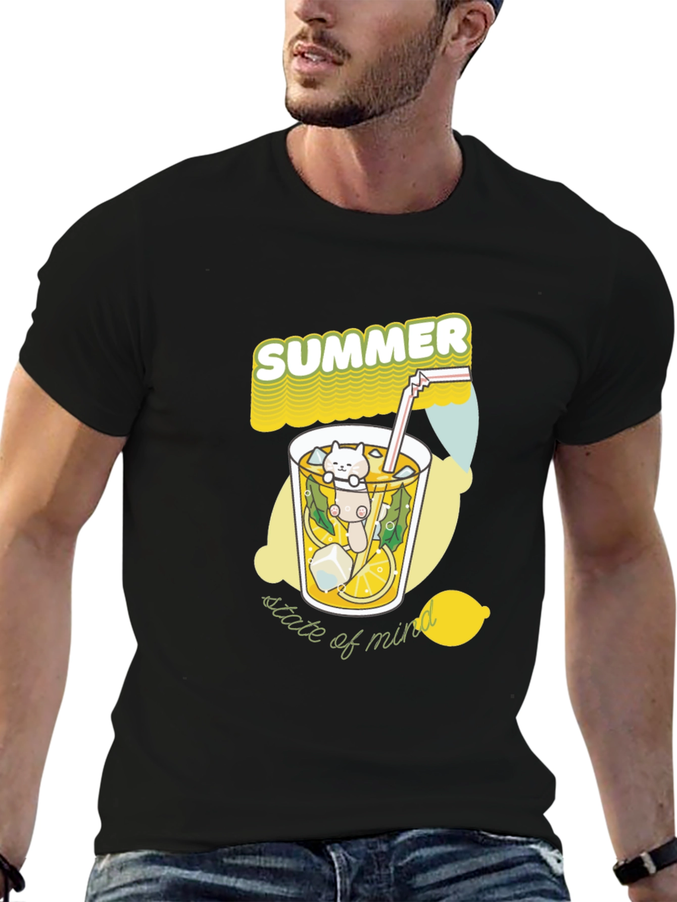 Summer State of Mind Tee - Cat Lemonade