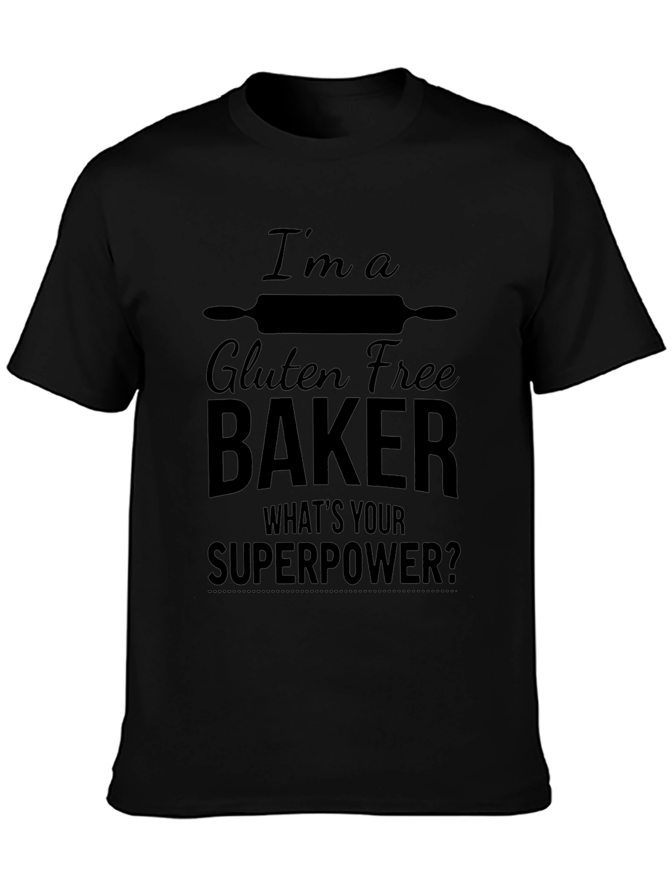 Gluten Free Baker T-Shirt - Superpower Design