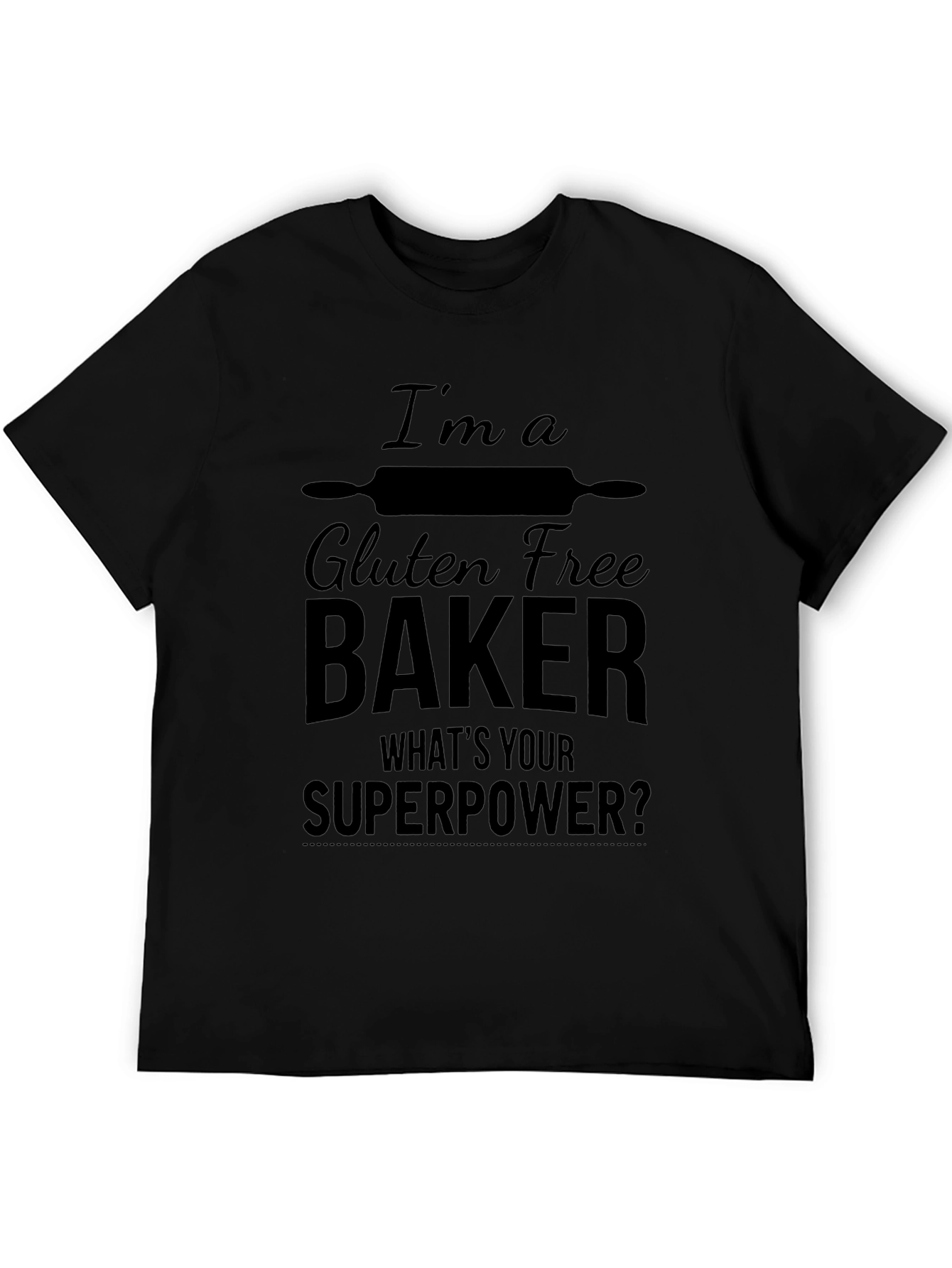 Gluten Free Baker T-Shirt - Superpower Design