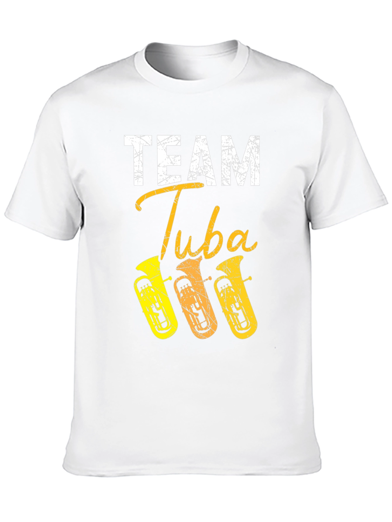 Team Tuba Black T-Shirt Music Band