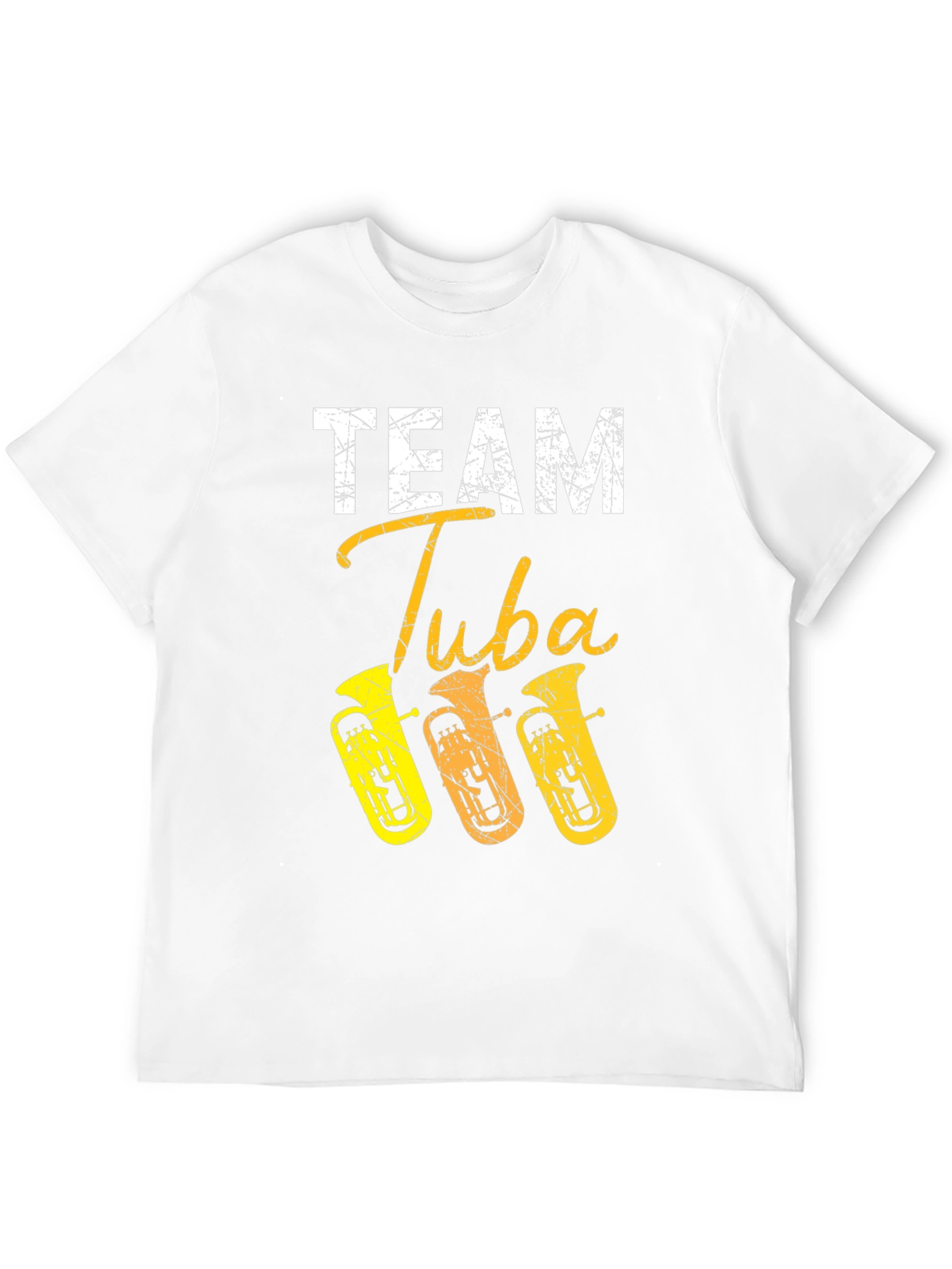Team Tuba Black T-Shirt Music Band