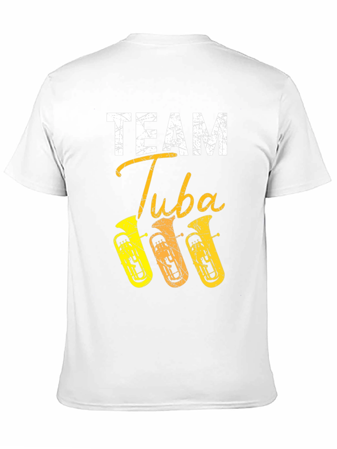 Team Tuba Black T-Shirt Music Band