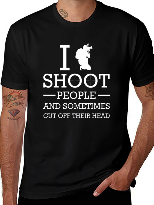 I Shoot People Photography T-Shirt