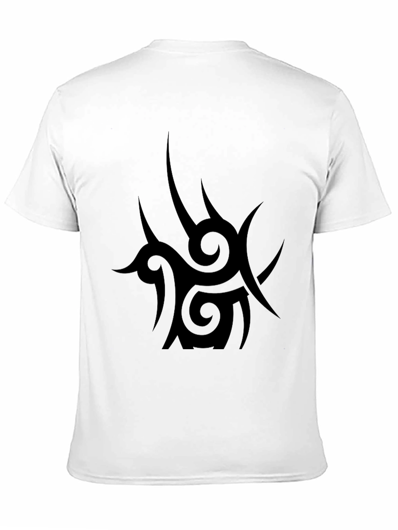 Tribal Tattoo Graphic Black T-Shirt