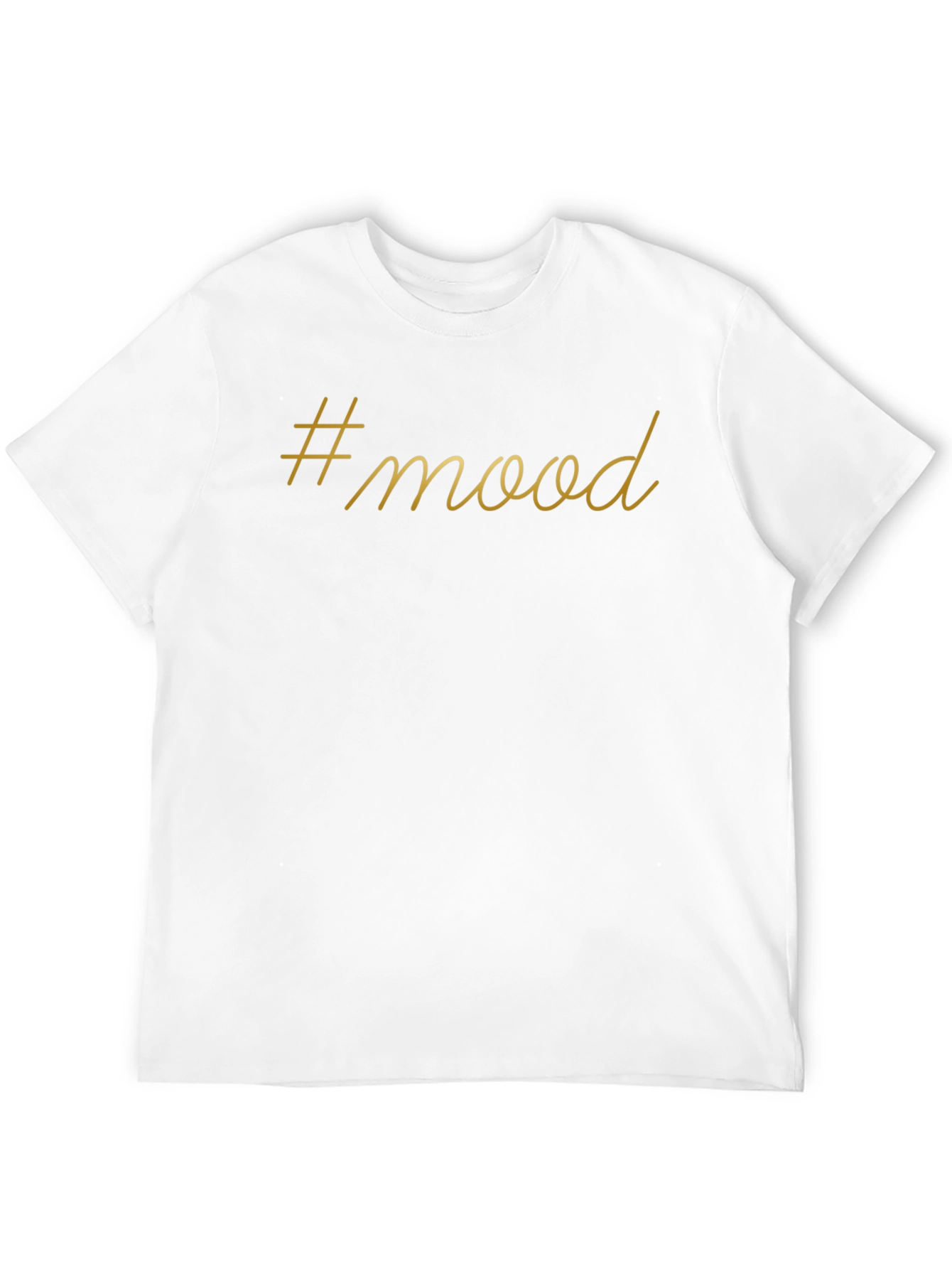 #mood Graphic Tee - Soft Black Cotton T-Shirt