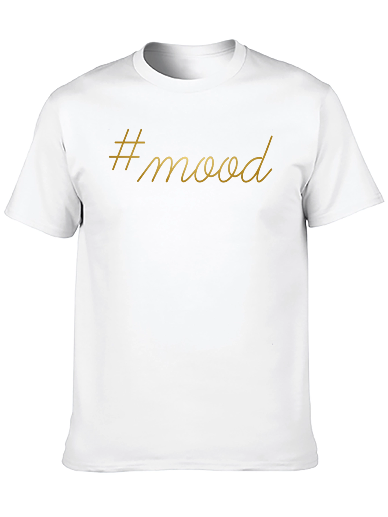 #mood Graphic Tee - Soft Black Cotton T-Shirt