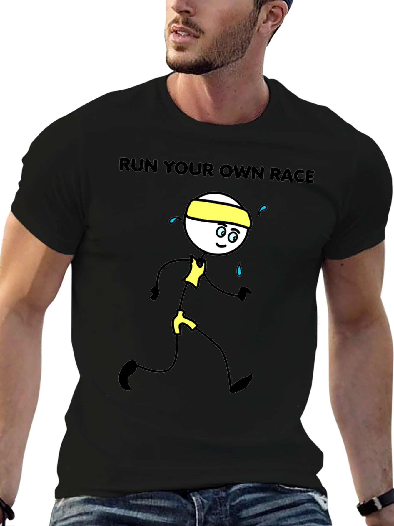 Run Your Own Race Graphic Tee
