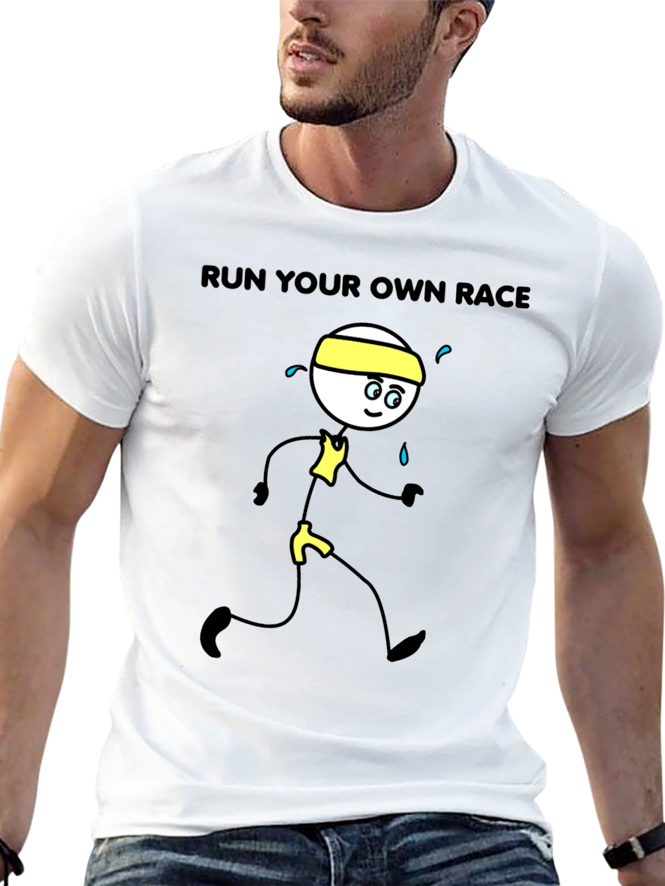 Run Your Own Race Graphic Tee