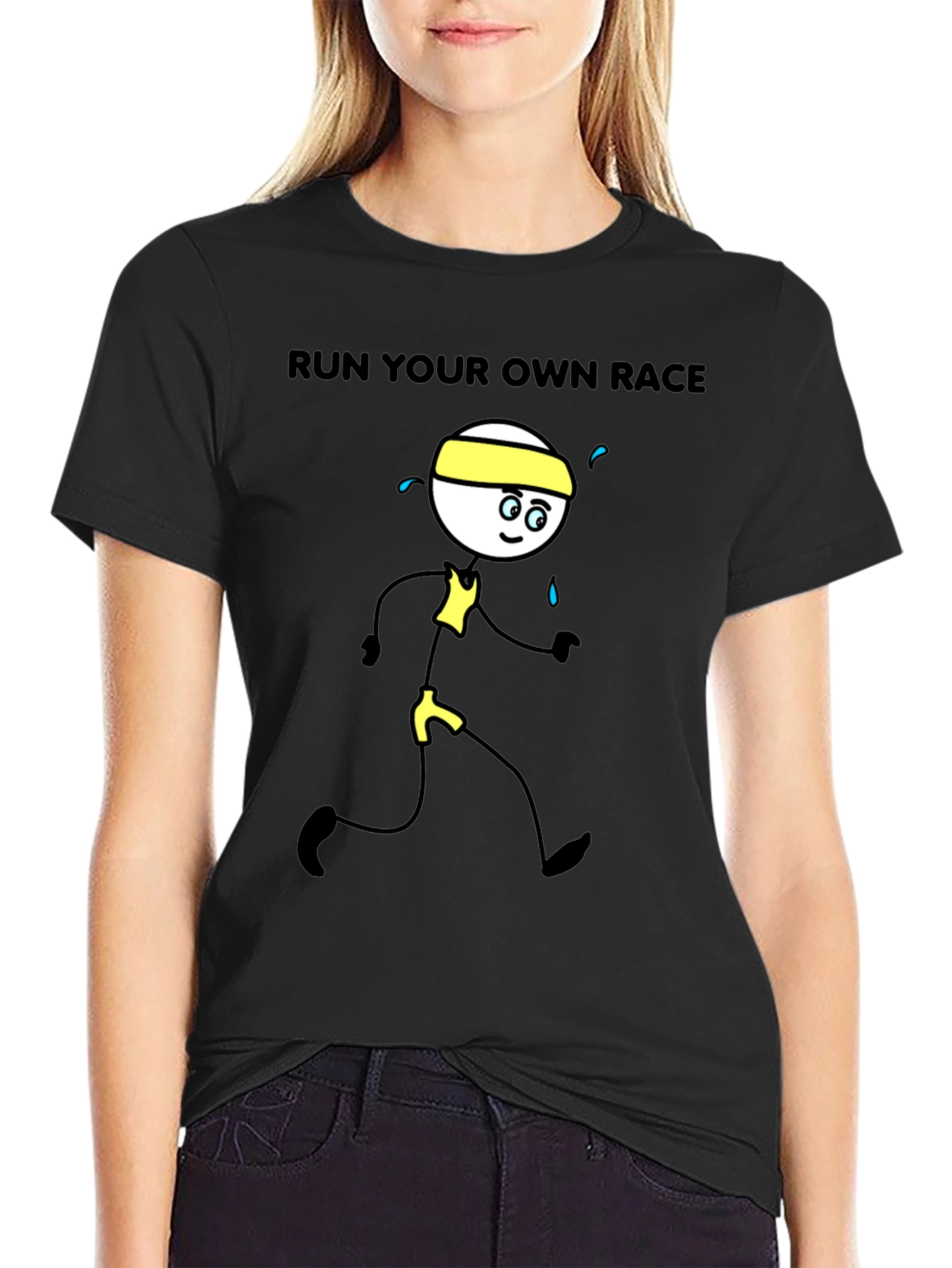 Run Your Own Race Graphic Tee