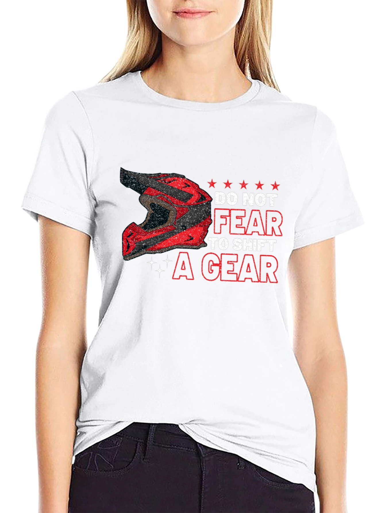 Do Not Fear to Shift a Gear Black T-Shirt