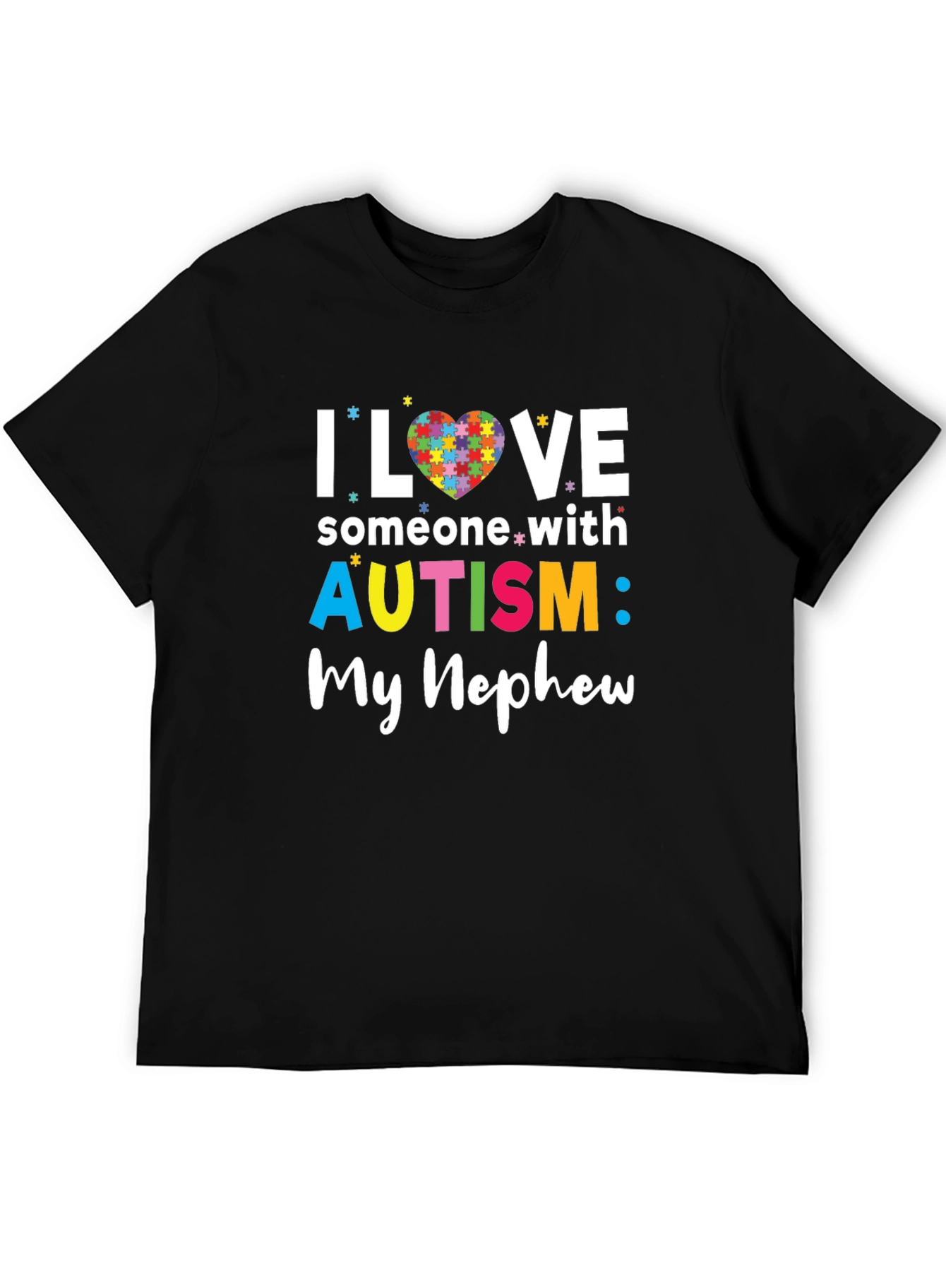 Autism Awareness T-Shirt: I Love Someone With Autism