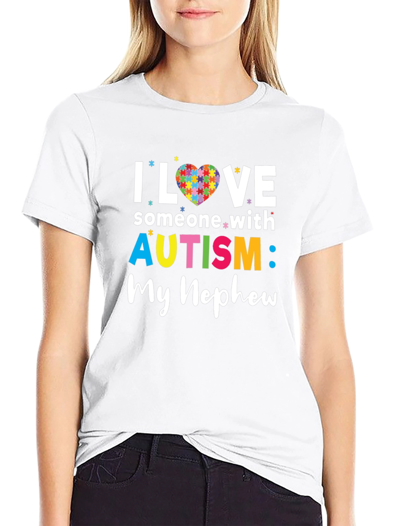 Autism Awareness T-Shirt: I Love Someone With Autism
