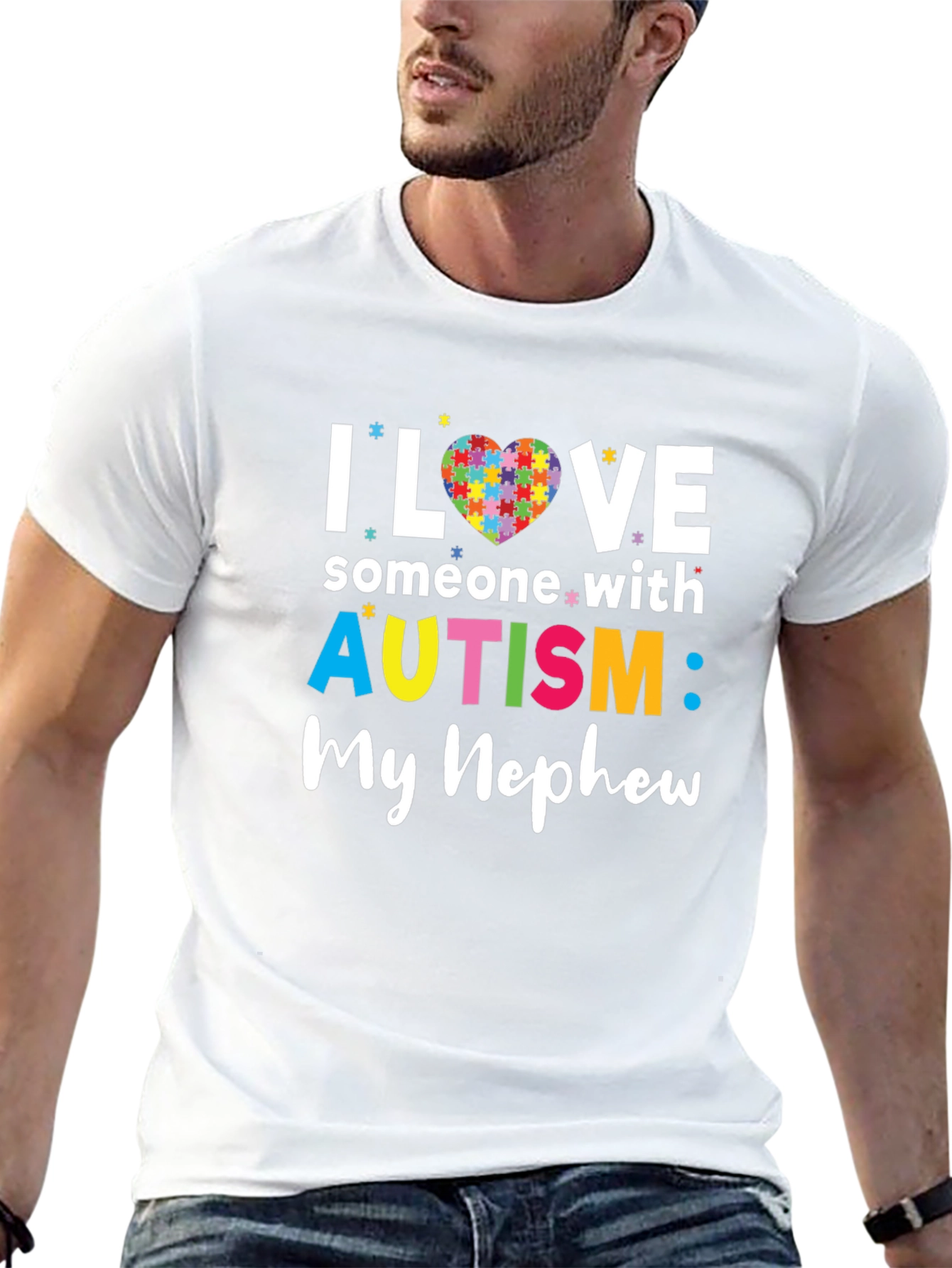 Autism Awareness T-Shirt: I Love Someone With Autism
