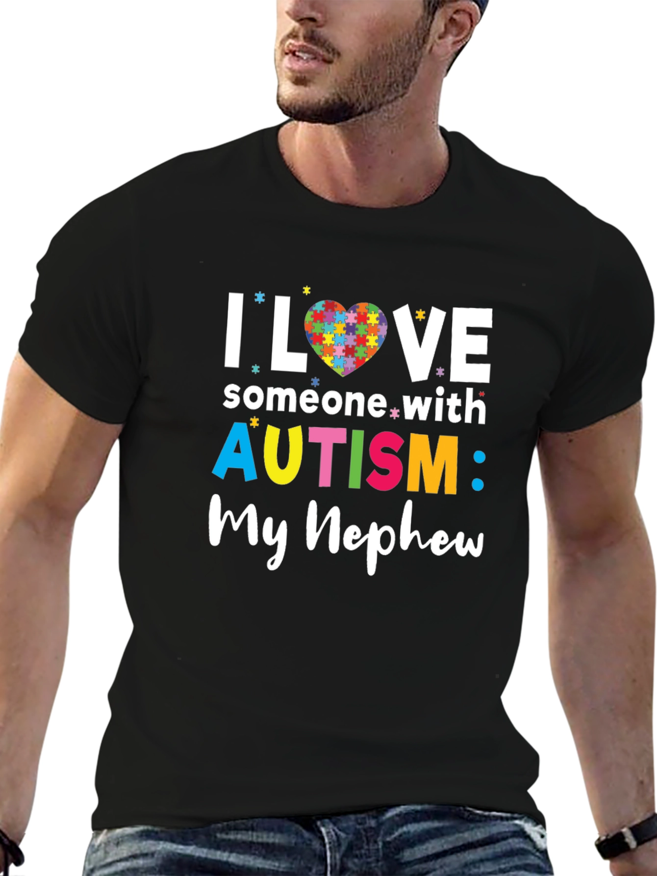 Autism Awareness T-Shirt: I Love Someone With Autism