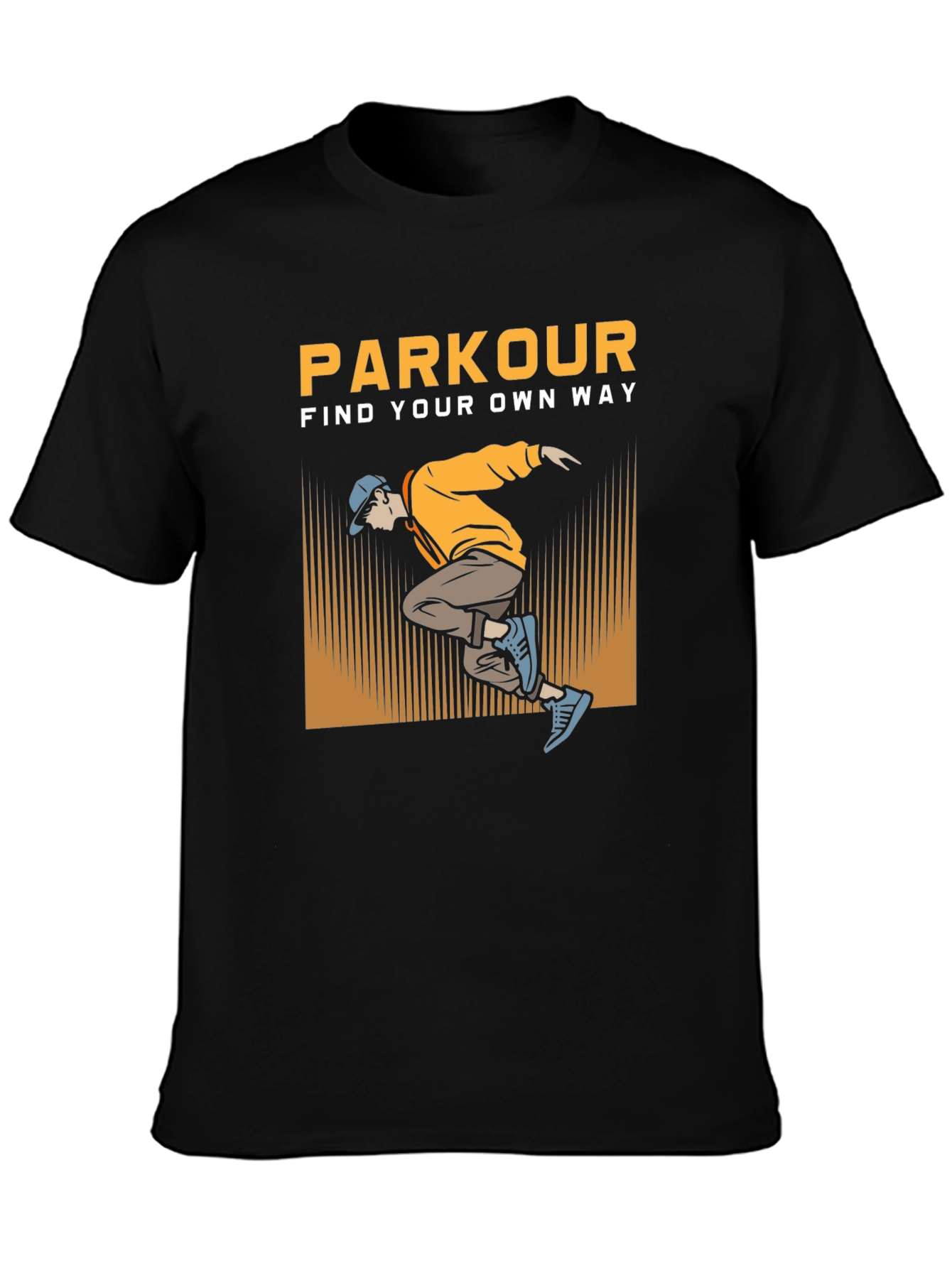 Parkour Graphic T-Shirt: Find Your Own Way