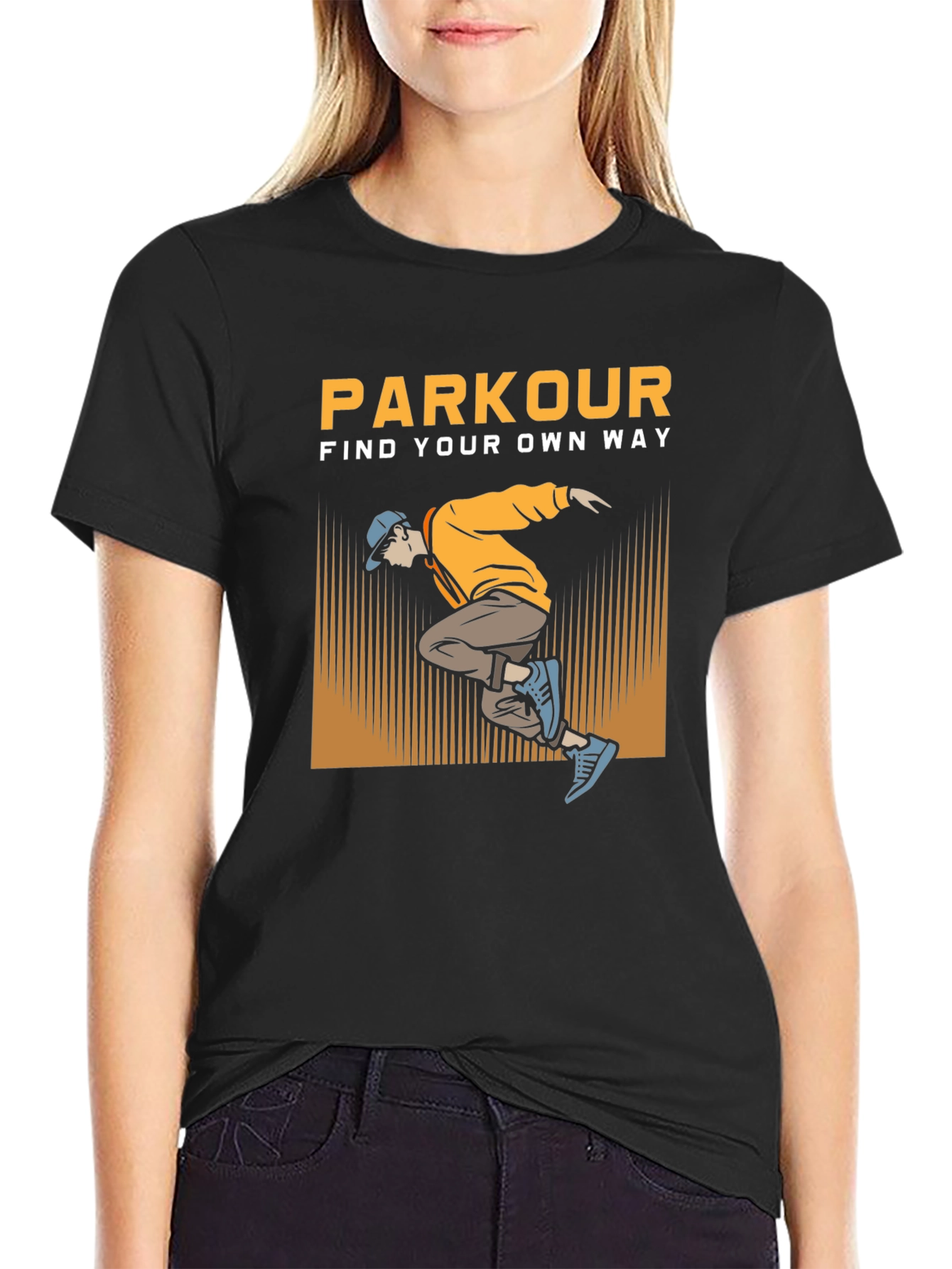 Parkour Graphic T-Shirt: Find Your Own Way