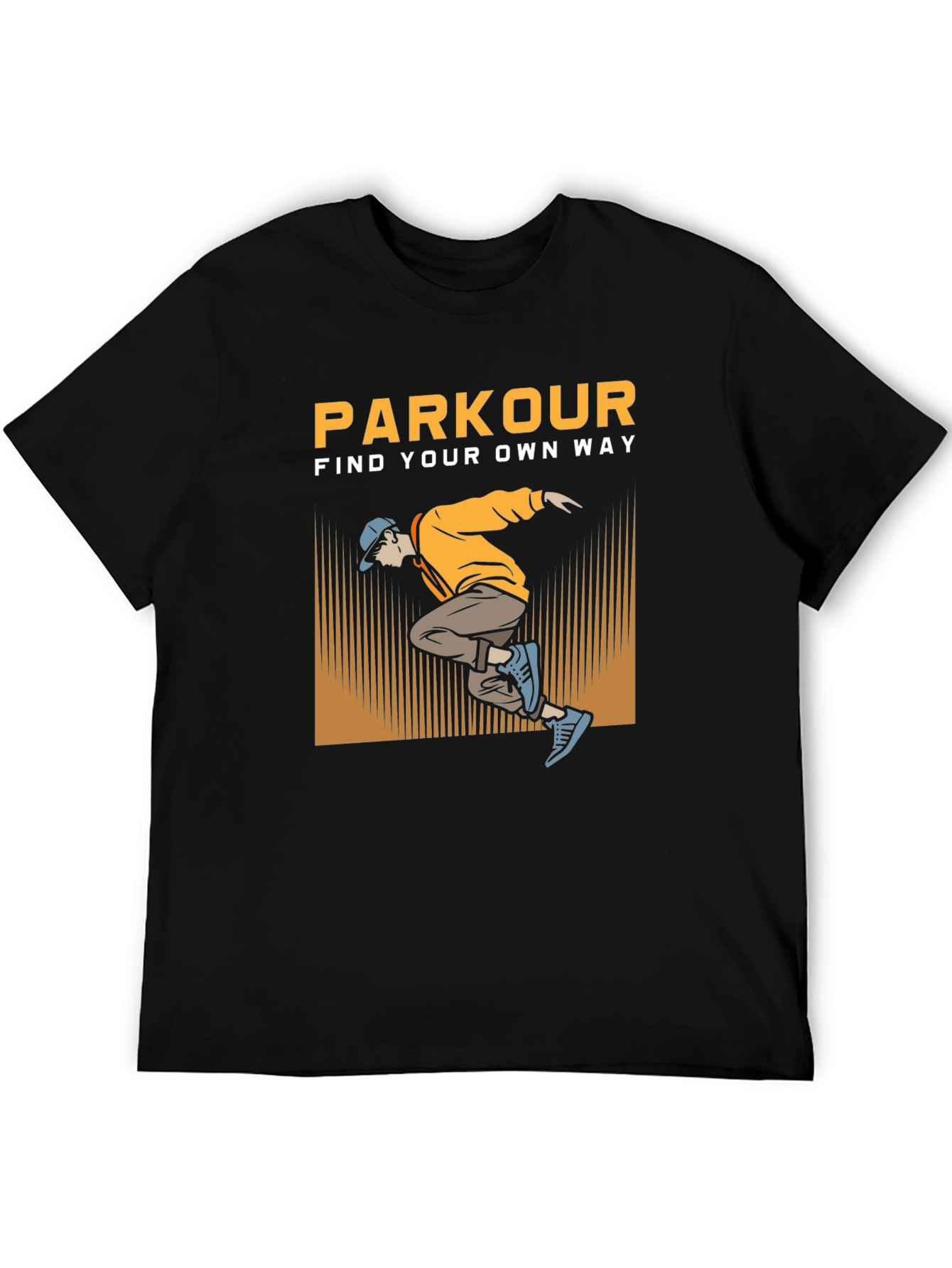 Parkour Graphic T-Shirt: Find Your Own Way