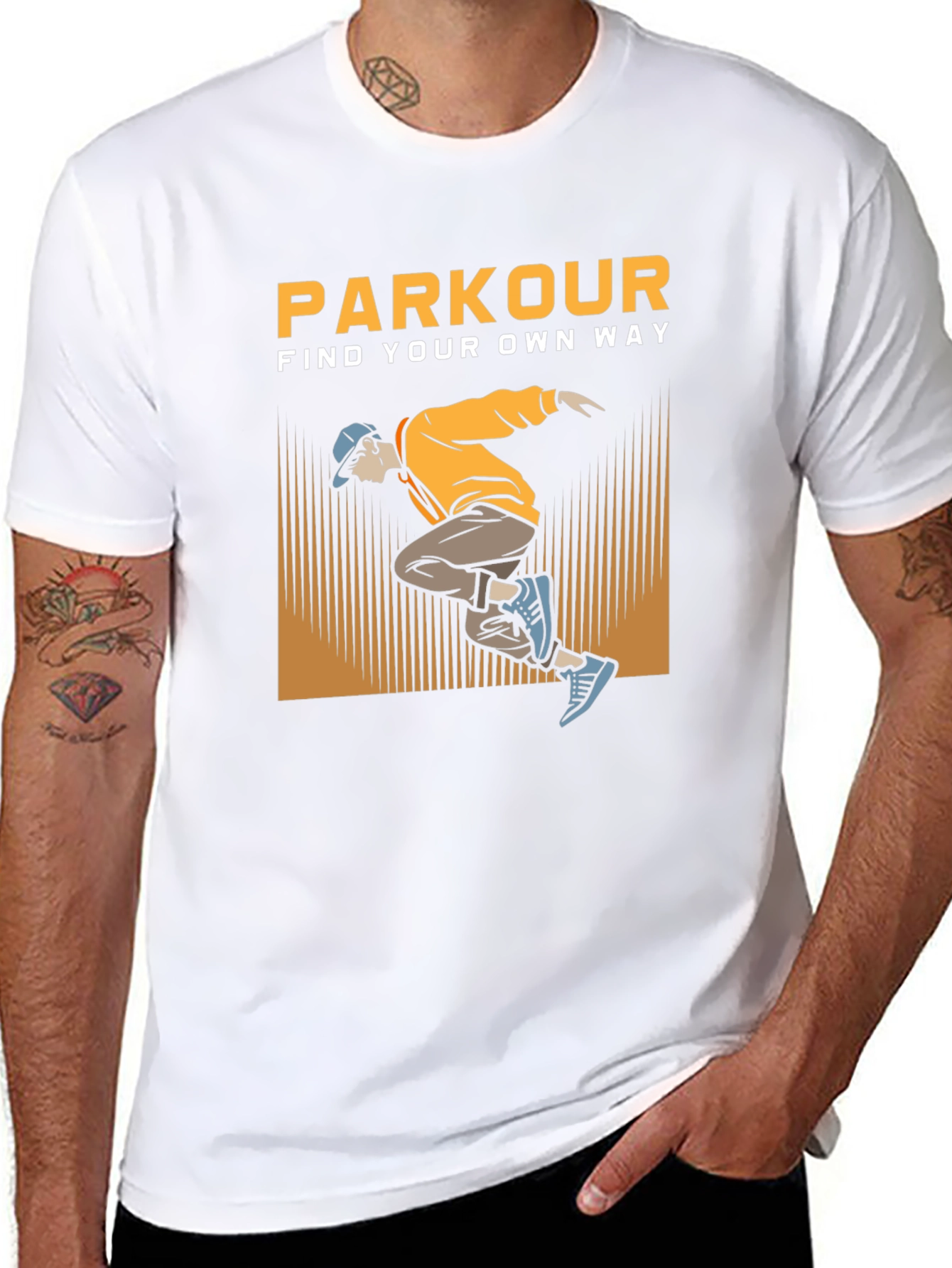 Parkour Graphic T-Shirt: Find Your Own Way