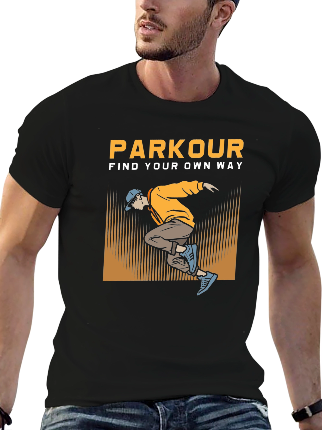 Parkour Graphic T-Shirt: Find Your Own Way