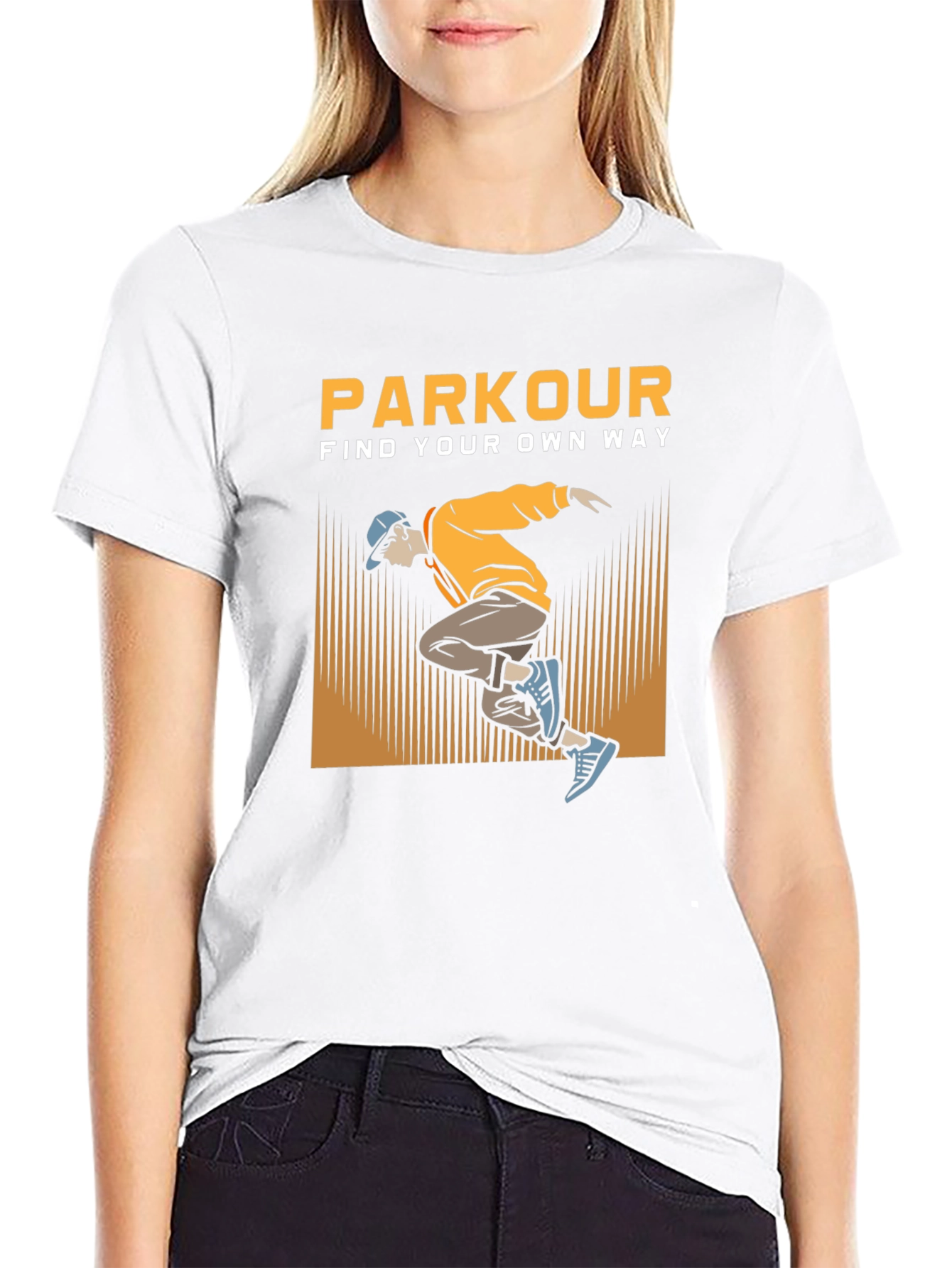 Parkour Graphic T-Shirt: Find Your Own Way