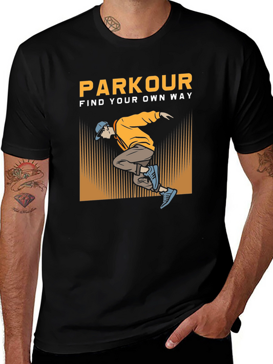 Parkour Graphic T-Shirt: Find Your Own Way