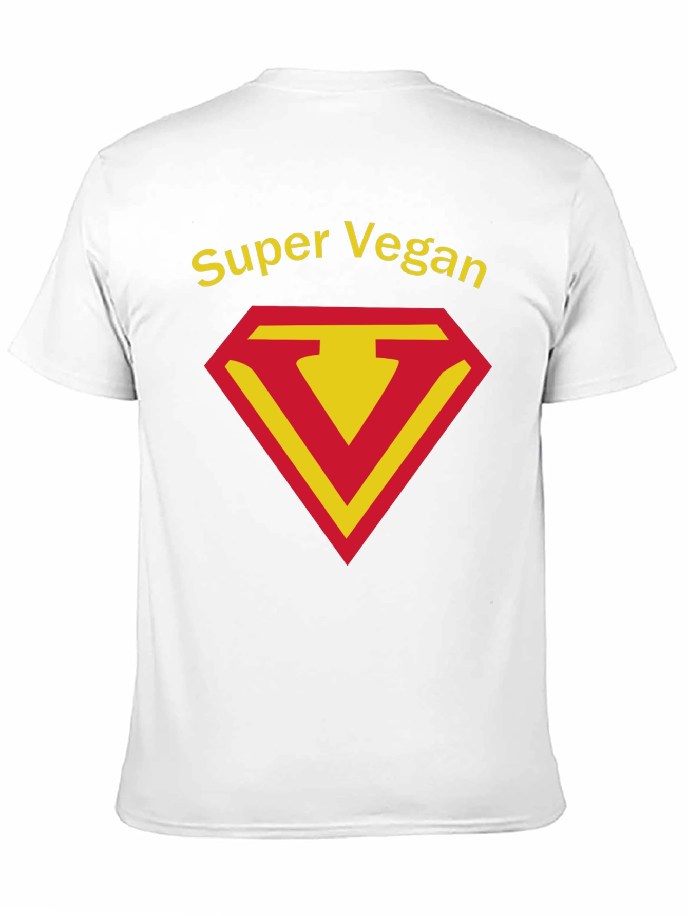 Super Vegan T-Shirt - Black Cotton Tee
