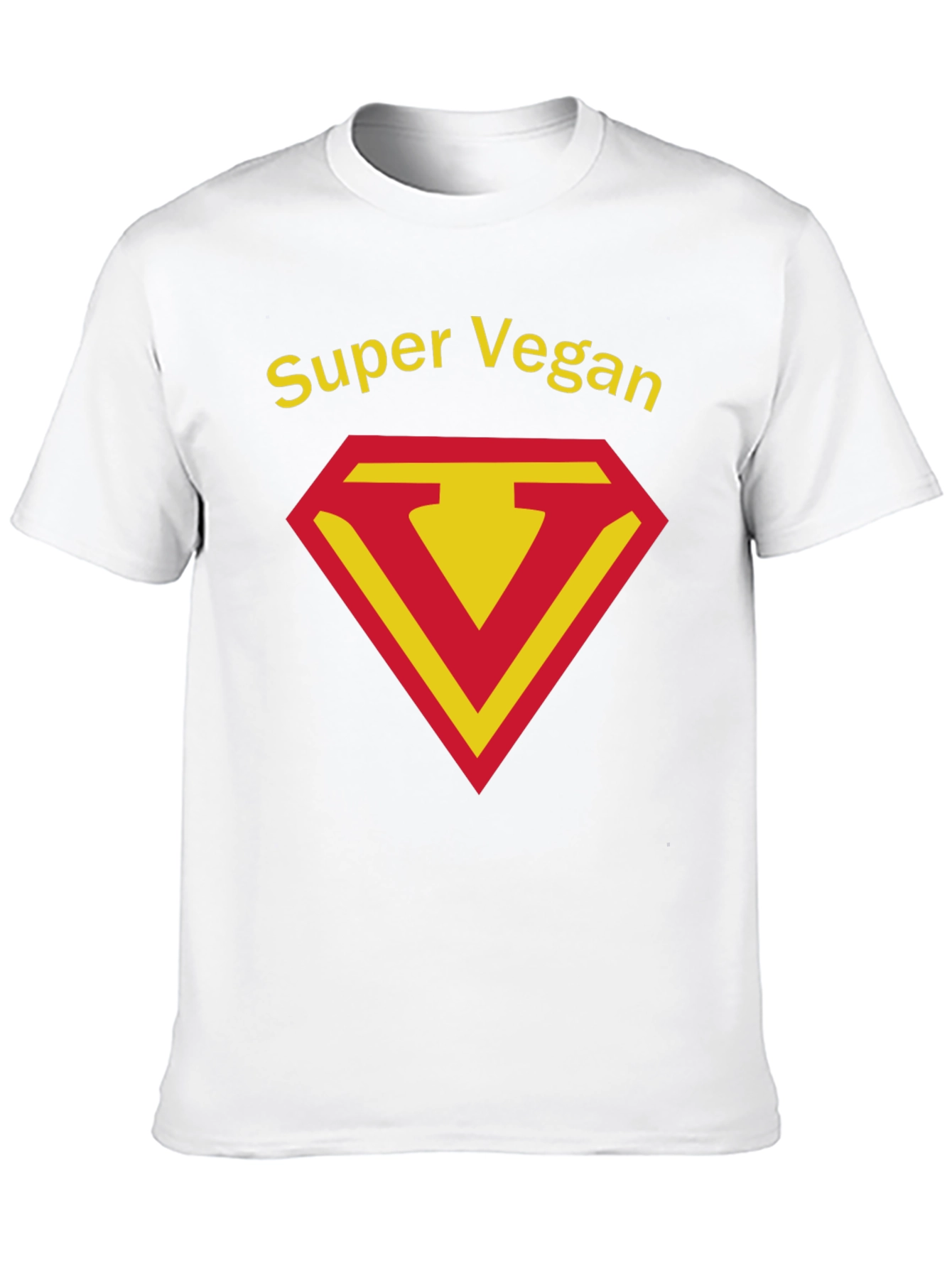 Super Vegan T-Shirt - Black Cotton Tee